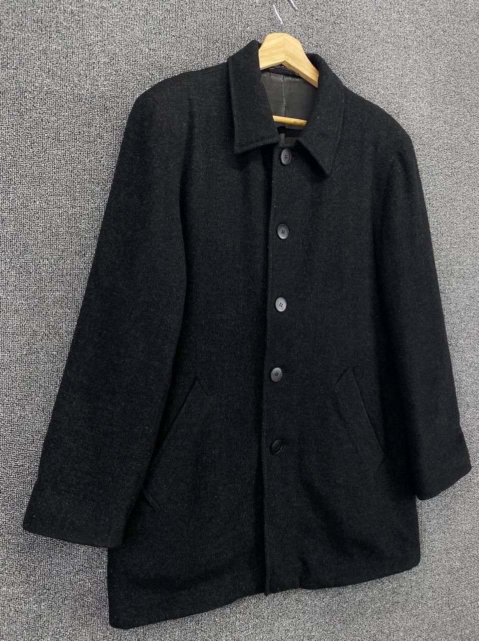 agnes b. Vintage Agnes B Homme Paris Coat Wool Jacket Size L / US 10 / IT 46 - 2 Thumbnail