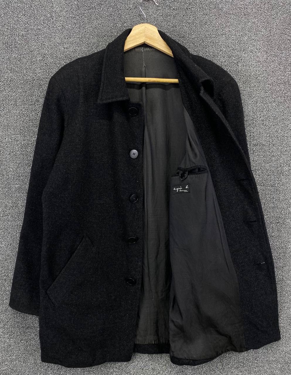 agnes b. Vintage Agnes B Homme Paris Coat Wool Jacket Size L / US 10 / IT 46 - 10 Thumbnail