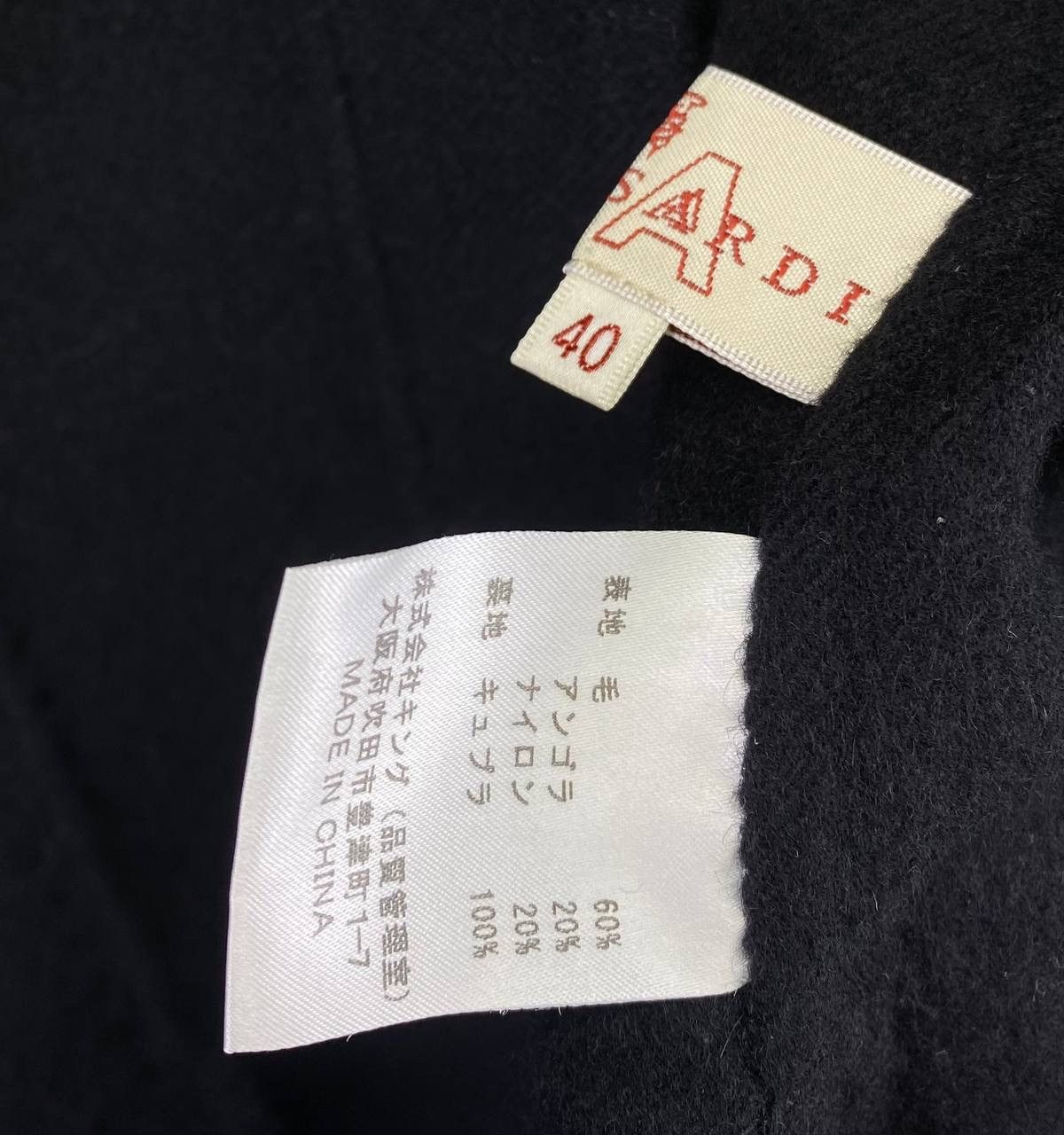 Trussardi Vintage Trussardi Black Hoodie Wool Jacket Size S / US 4 / IT 40 - 8 Thumbnail