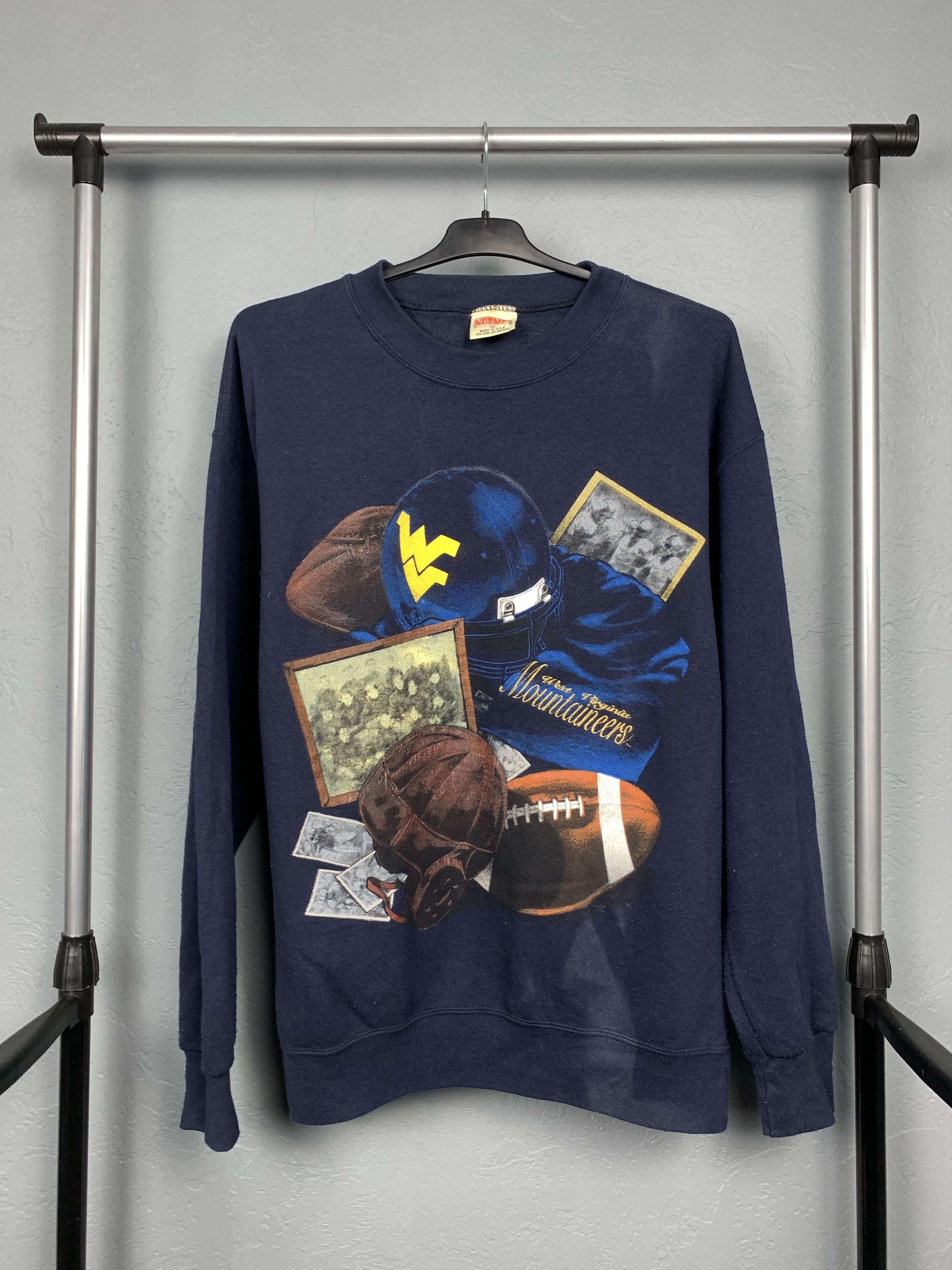 NCAA West Virginia Mountaineers Vintage Sweatshirt Size US M / EU 48-50 / 2 - 1 Thumbnail