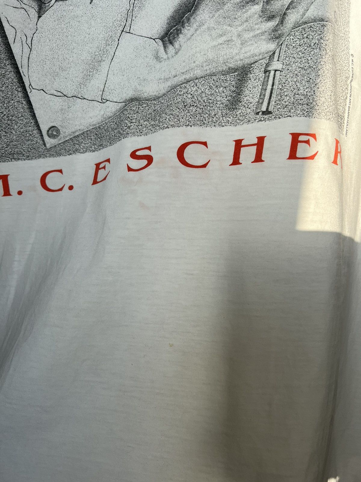 Vintage M.C. Escher Vintage Art Tee Shirt Size US XL / EU 56 / 4 - 15 Thumbnail