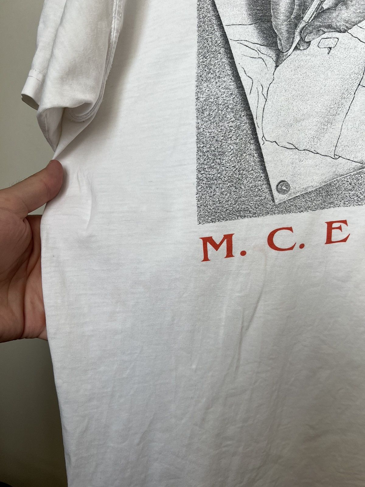 Vintage M.C. Escher Vintage Art Tee Shirt Size US XL / EU 56 / 4 - 14 Thumbnail