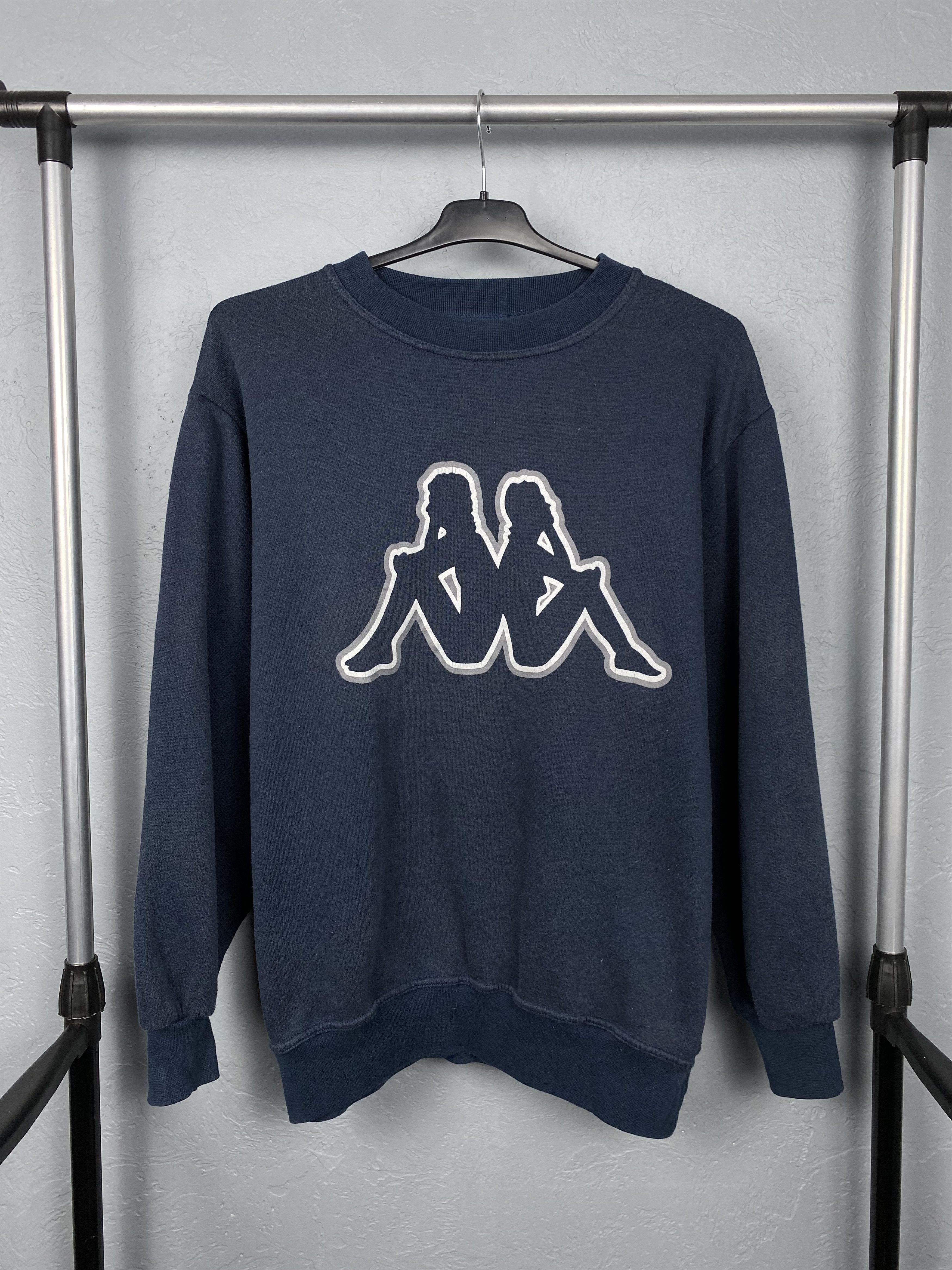 Kappa × Vintage Kappa Vintage Sun Faded Mens Sweatshirt Size US XL / EU 56 / 4 - 1 Thumbnail