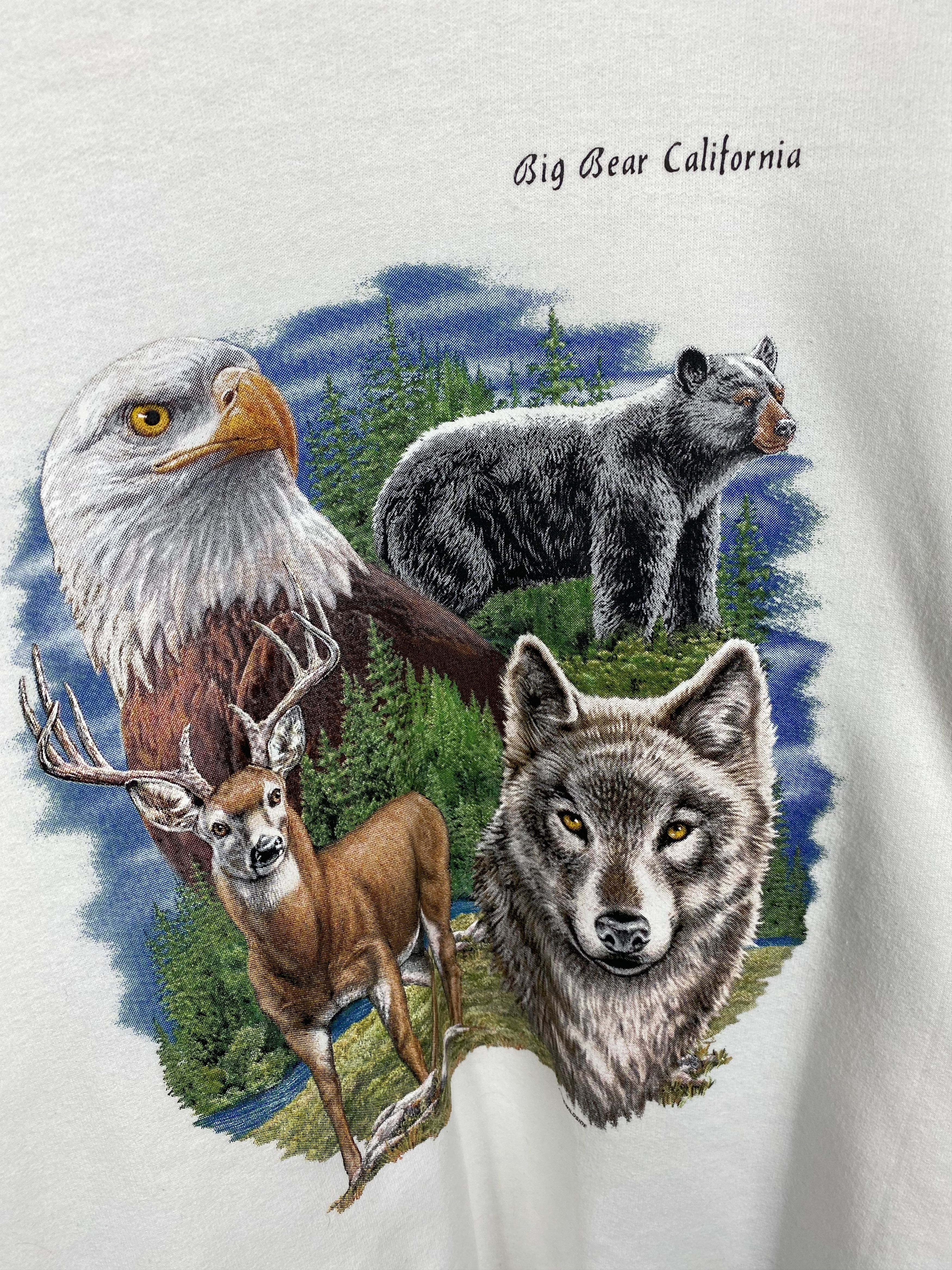 Vintage Vintage Big Bear California Nature Graphics Sweatshirt Size US L / EU 52-54 / 3 - 3 Thumbnail