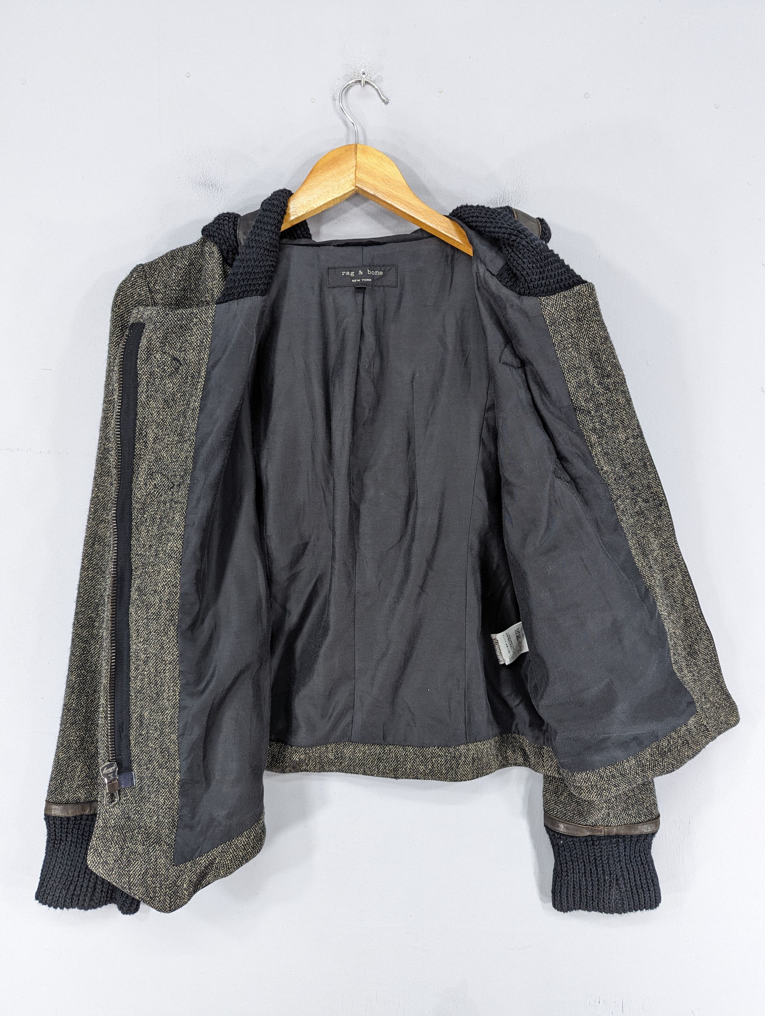 Rag & Bone 🔥RARE🔥Rag & Bone Wool Zipper Hooded Jacket Size US XS / EU 42 / 0 - 9 Thumbnail