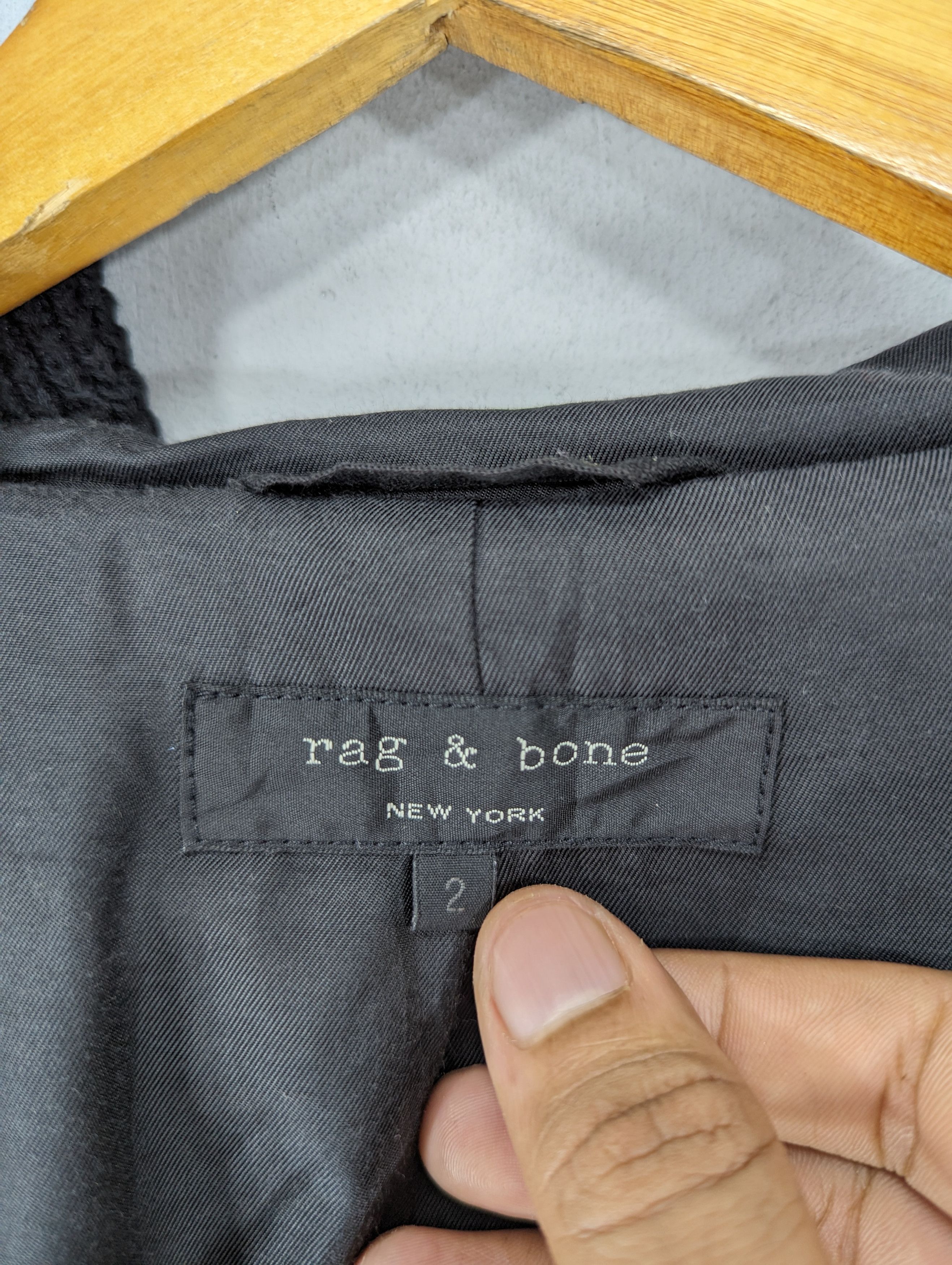 Rag & Bone 🔥RARE🔥Rag & Bone Wool Zipper Hooded Jacket Size US XS / EU 42 / 0 - 11 Thumbnail