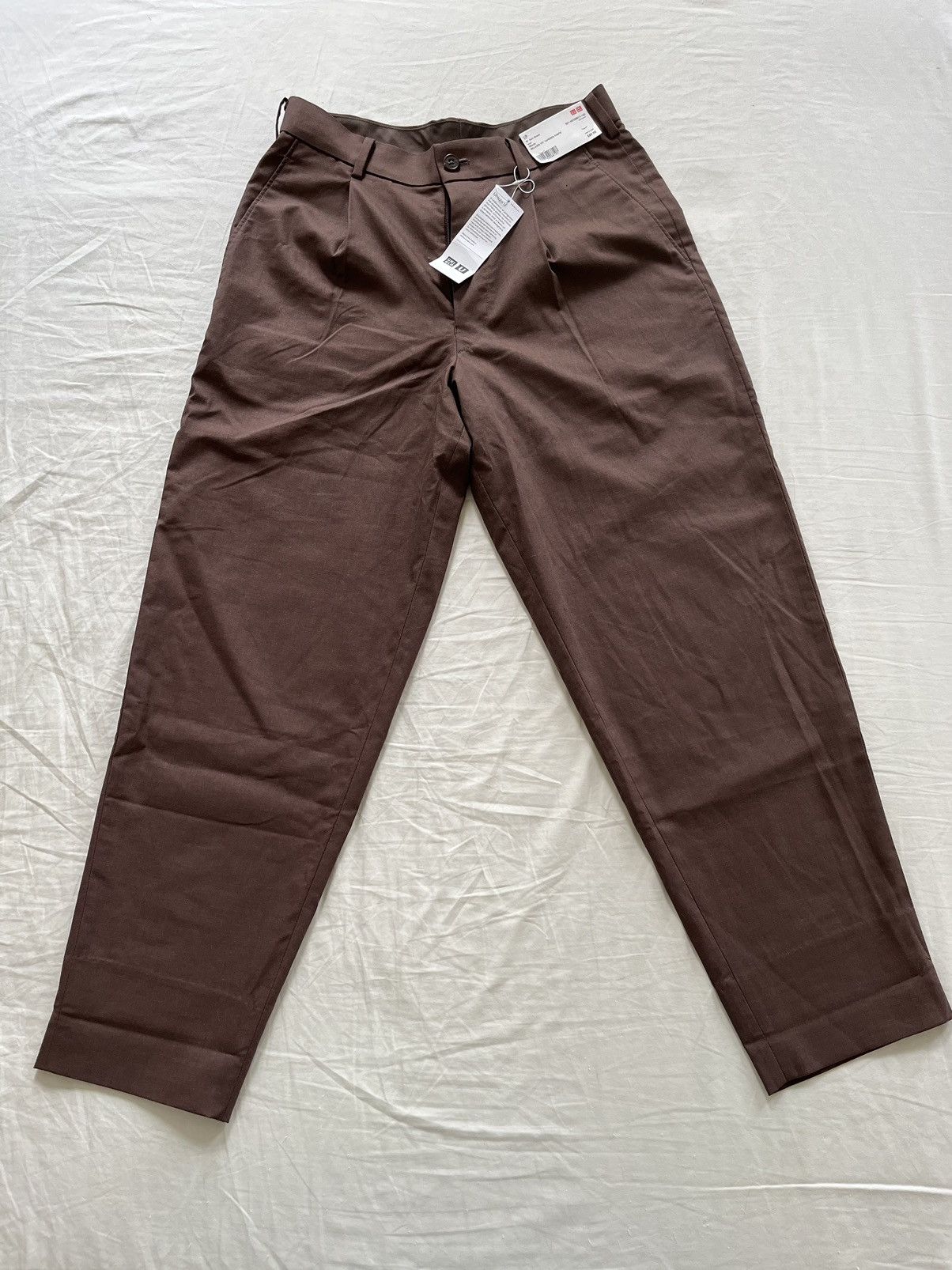 LEMAIRE LOOSE PLEATED BROWN 46