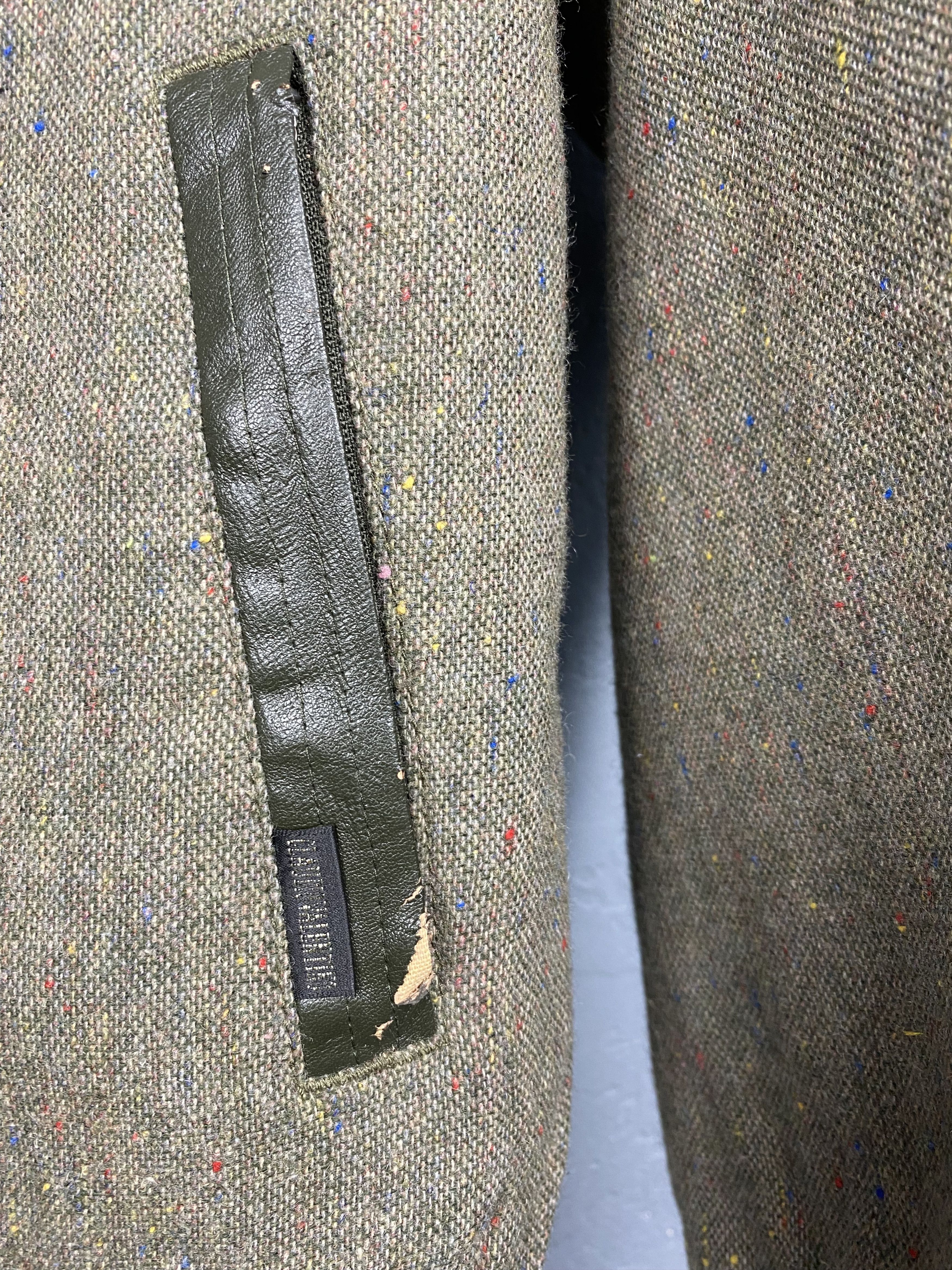 Valentino Claudio Valentino 90s Vintage Mens Wool Jacket Size US M / EU 48-50 / 2 - 6 Thumbnail