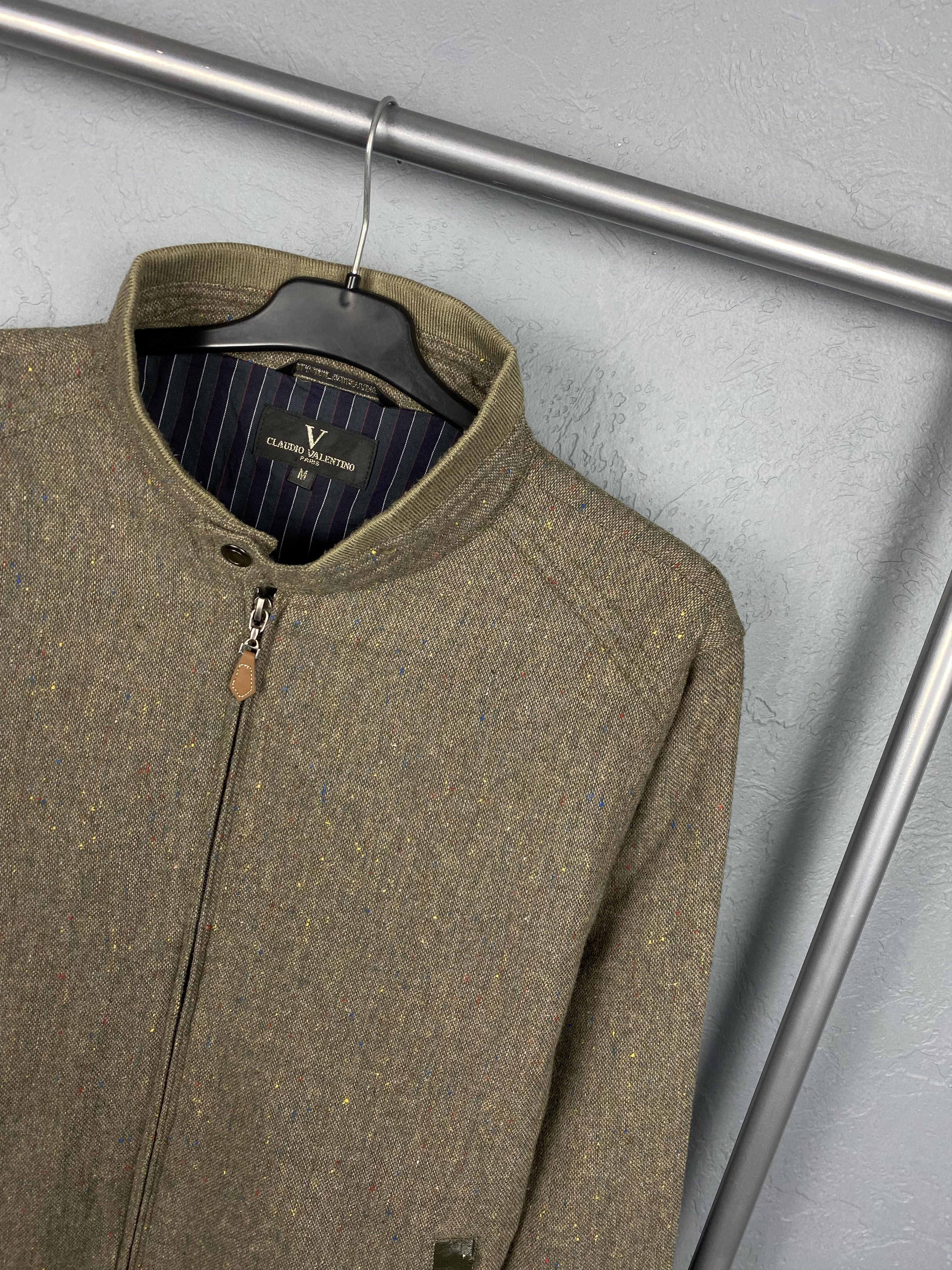 Valentino Claudio Valentino 90s Vintage Mens Wool Jacket Size US M / EU 48-50 / 2 - 2 Thumbnail
