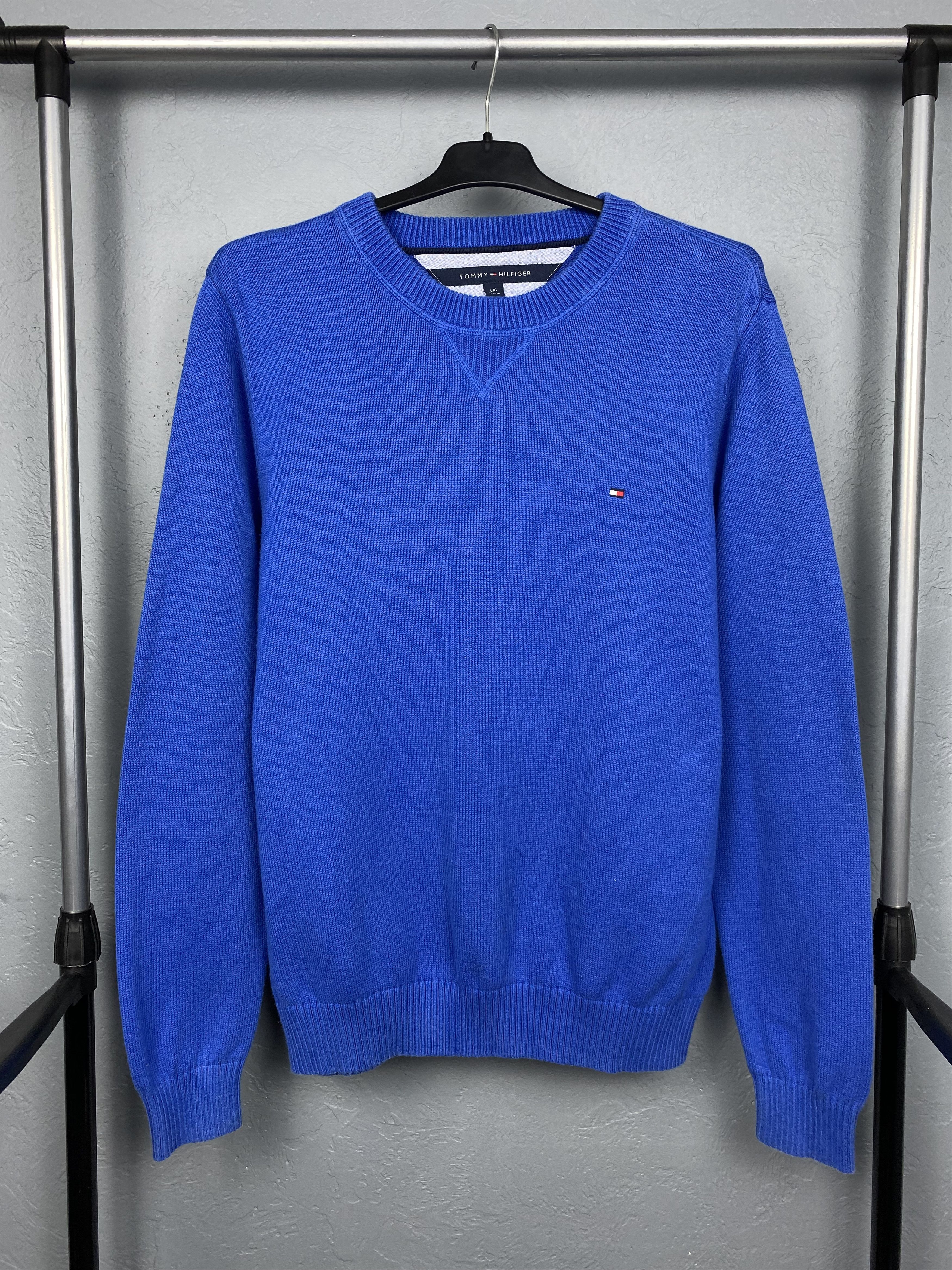 Tommy Hilfiger Tommy Hilfiger Vintage Mens Knit Sweater Knitwear Sweatshirt Size US L / EU 52-54 / 3 - 1 Thumbnail