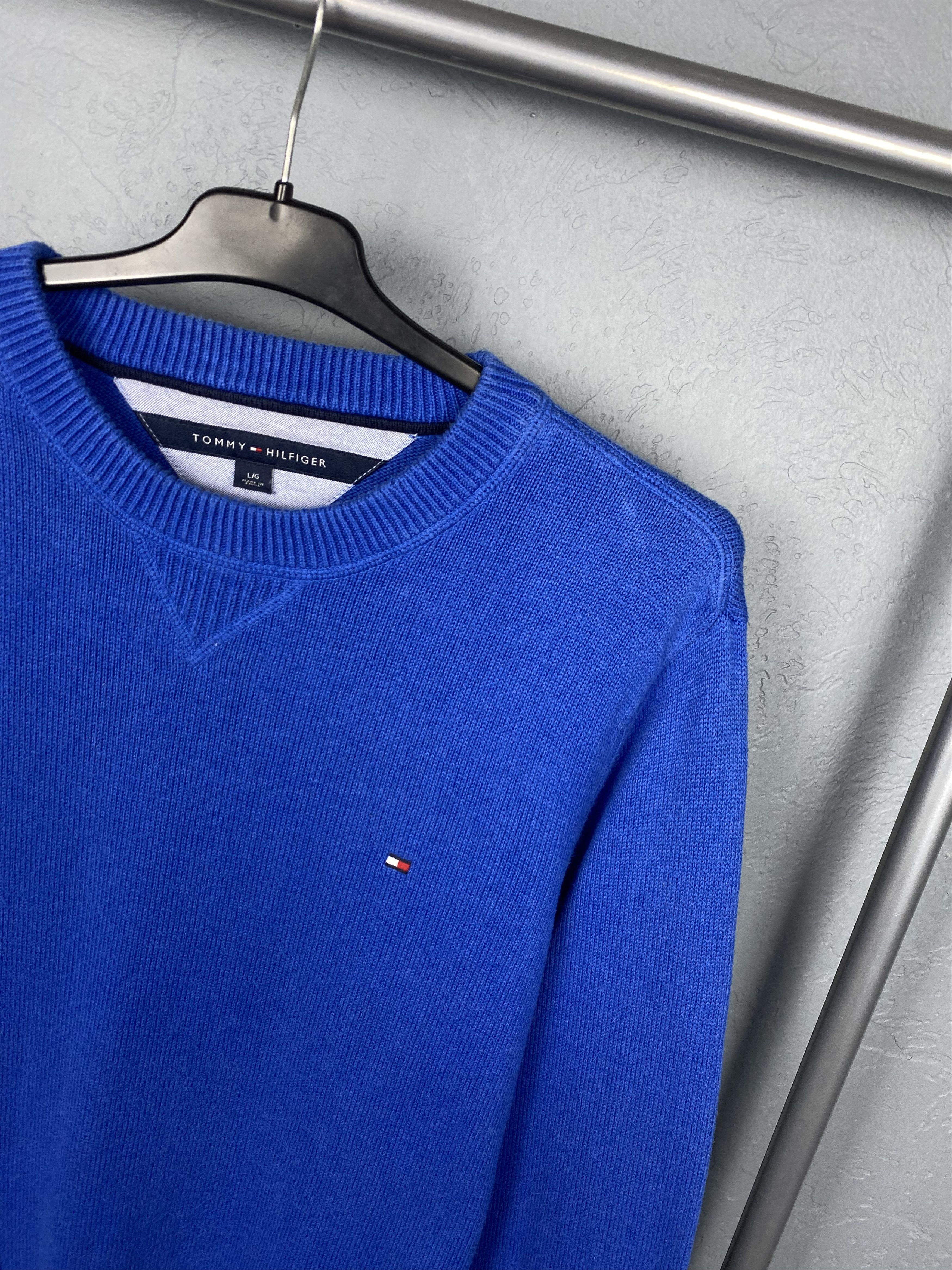 Tommy Hilfiger Tommy Hilfiger Vintage Mens Knit Sweater Knitwear Sweatshirt Size US L / EU 52-54 / 3 - 2 Thumbnail