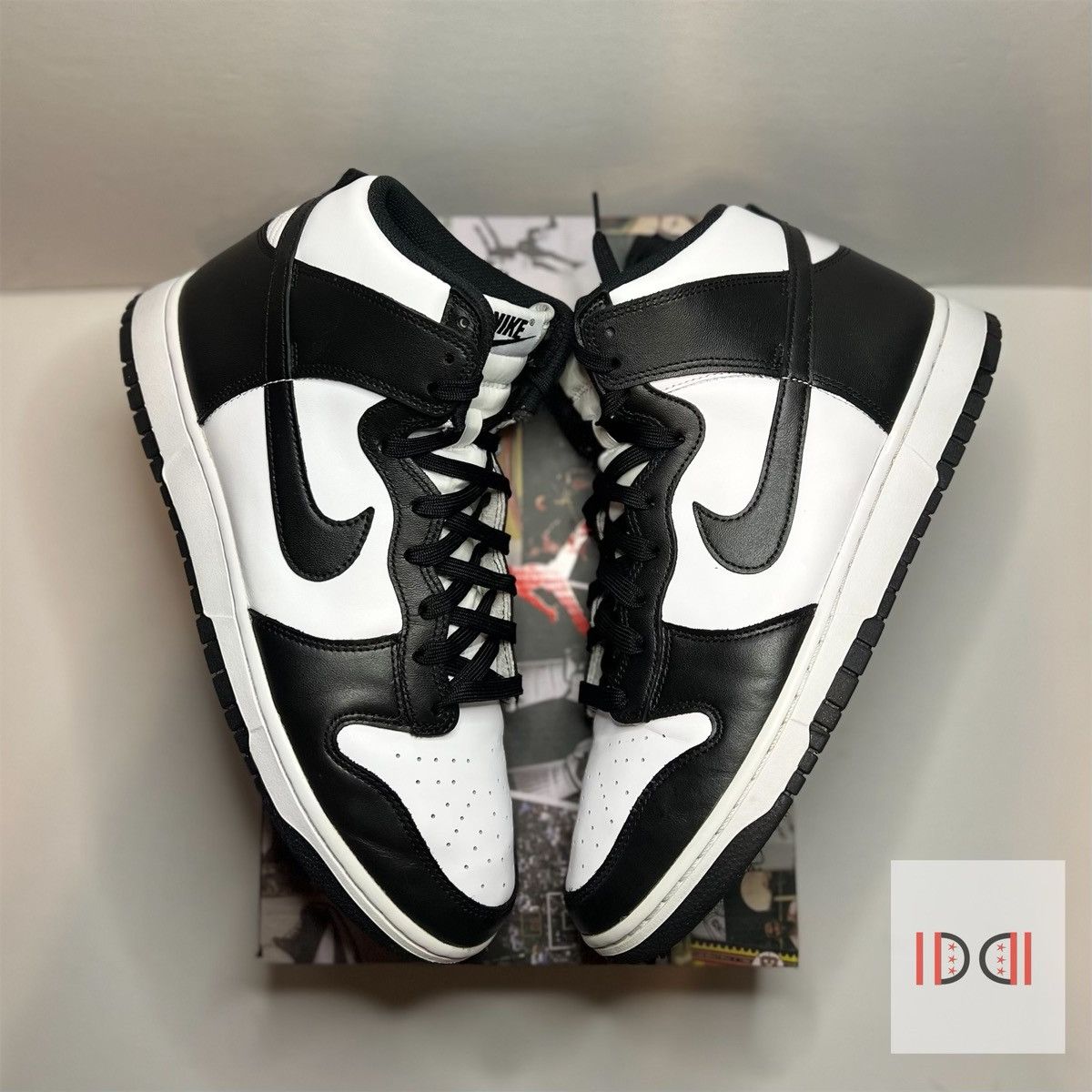 nike dunk black and white panda