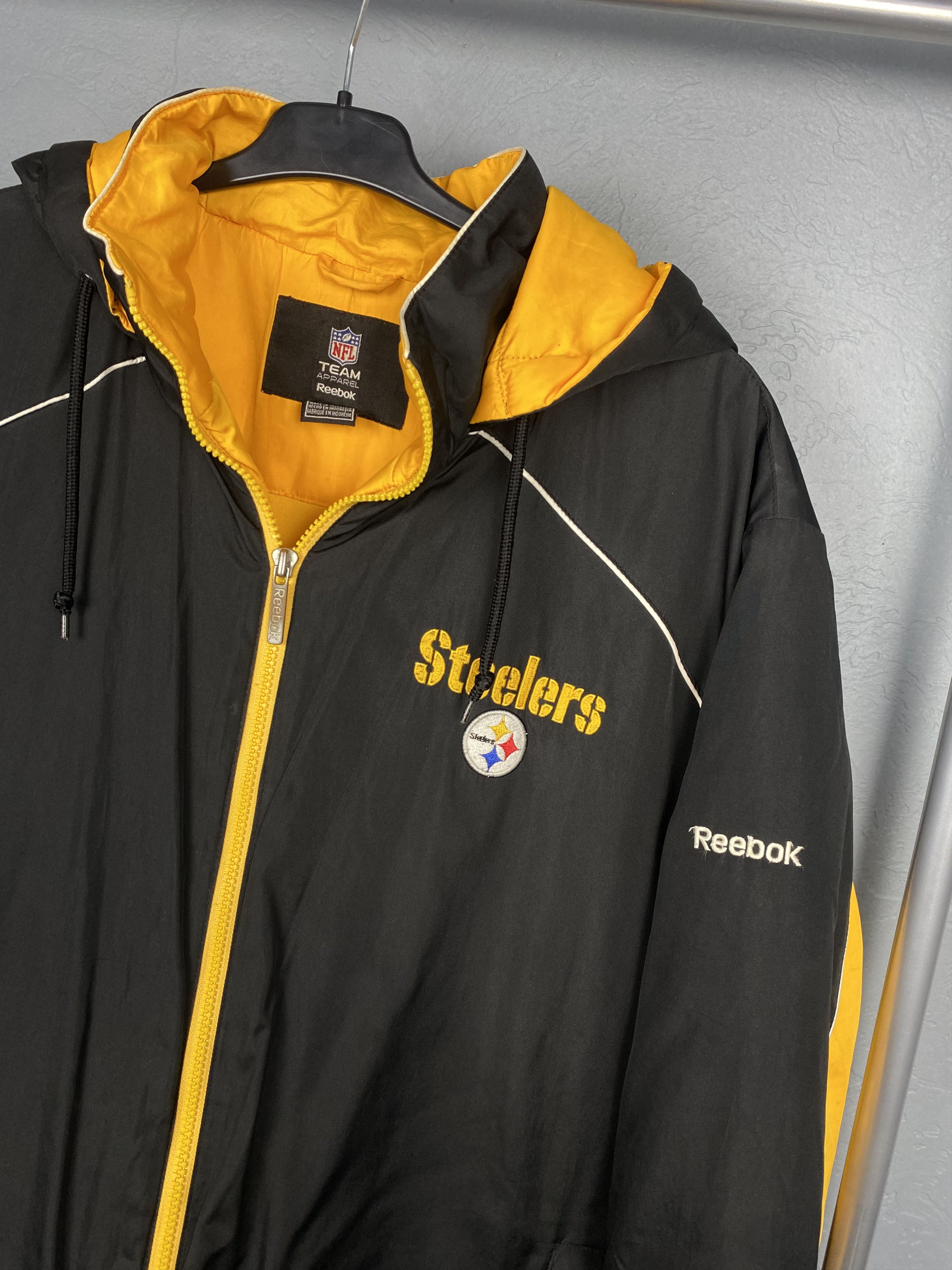 NFL Steelers Vintage Reebok NFL Jacket Y2K Size US L / EU 52-54 / 3 - 6 Thumbnail