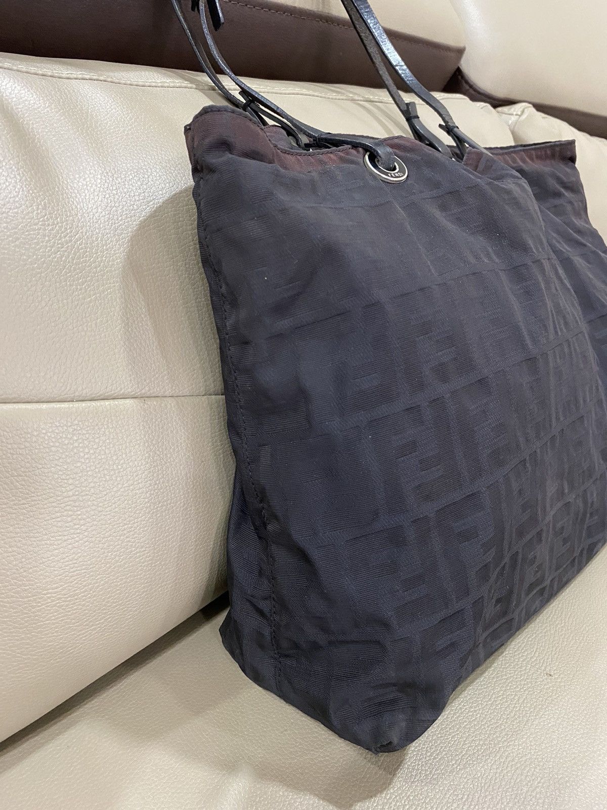 Fendi Authentic Fendi Zucca Monogram Tote Shoulder Bag Size ONE SIZE - 4 Thumbnail