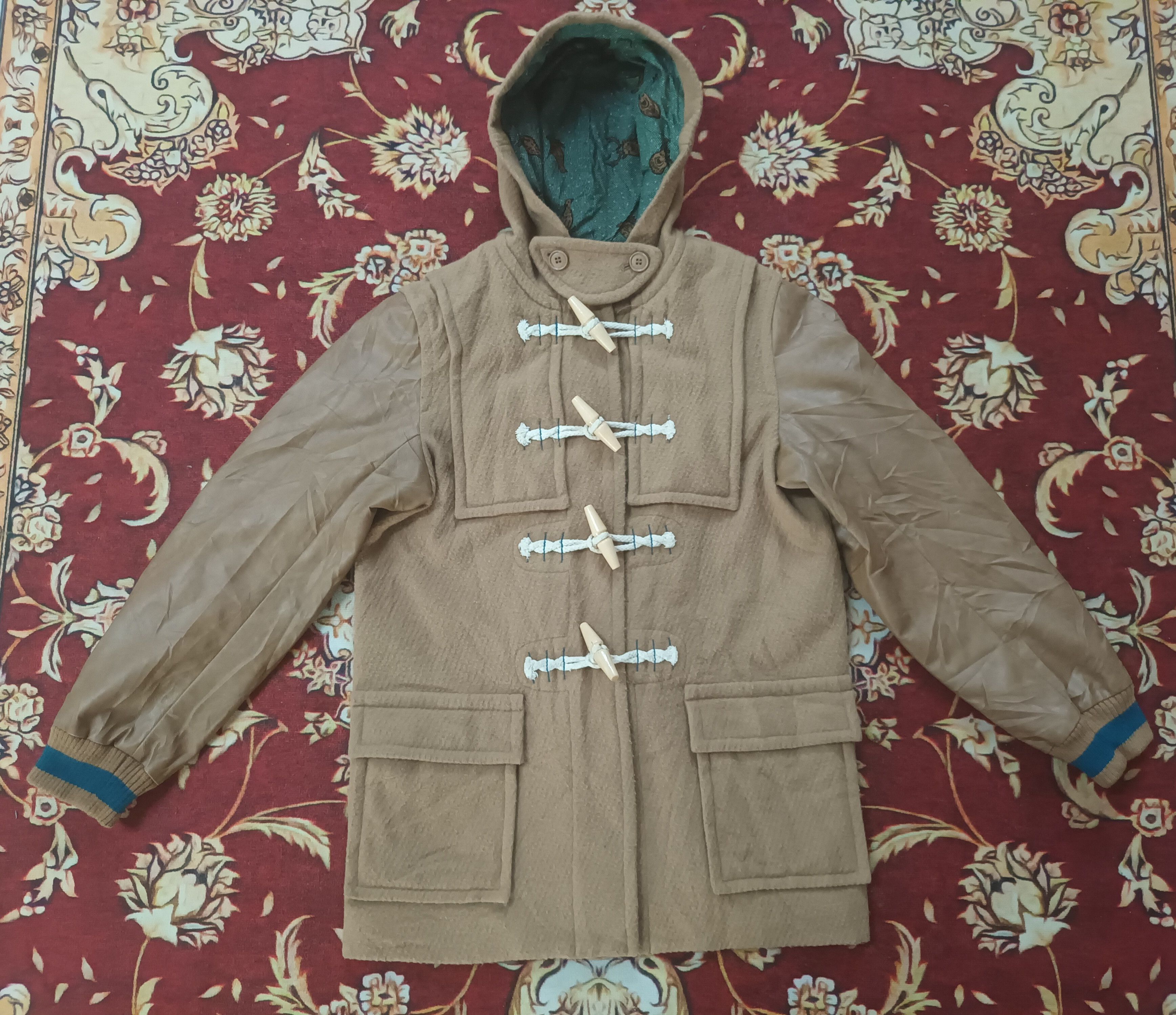Issey Miyake 🔥 ISSEY MIYAKE Ne - net Wool Duffle Coat 🔥 Size US M / EU 48-50 / 2 - 2 Thumbnail