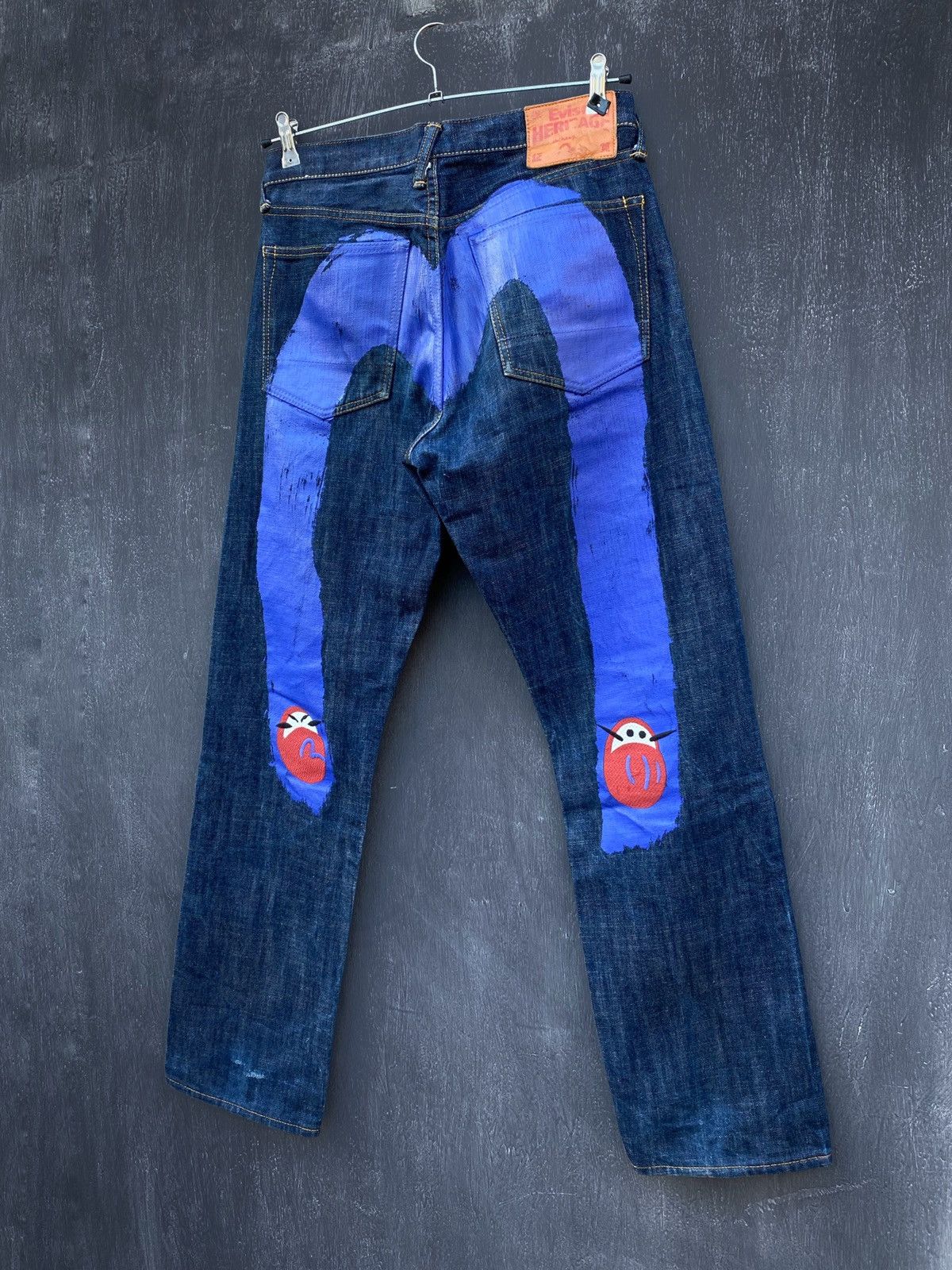 Japanese Brand × Streetwear × Vintage EVISU JEANS EBISU ART