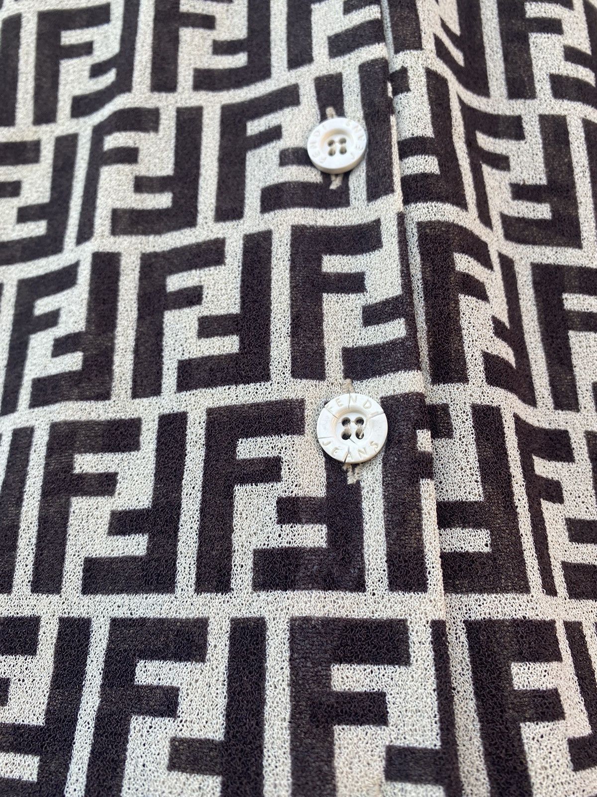 Fendi × Vintage Fendi Roma Set shirt tank top size 46 made in Italy Size US S / EU 44-46 / 1 - 4 Thumbnail