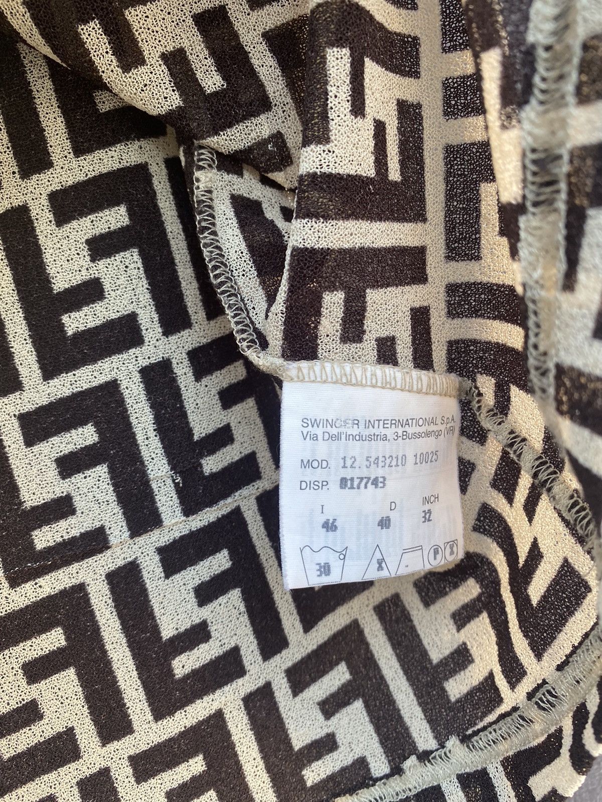 Fendi × Vintage Fendi Roma Set shirt tank top size 46 made in Italy Size US S / EU 44-46 / 1 - 8 Thumbnail