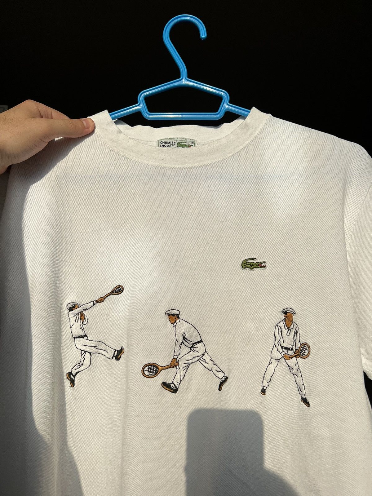 Lacoste × Vintage Rare Vintage Lacoste Tennis Tee Shirt Size US M / EU 48-50 / 2 - 1 Thumbnail
