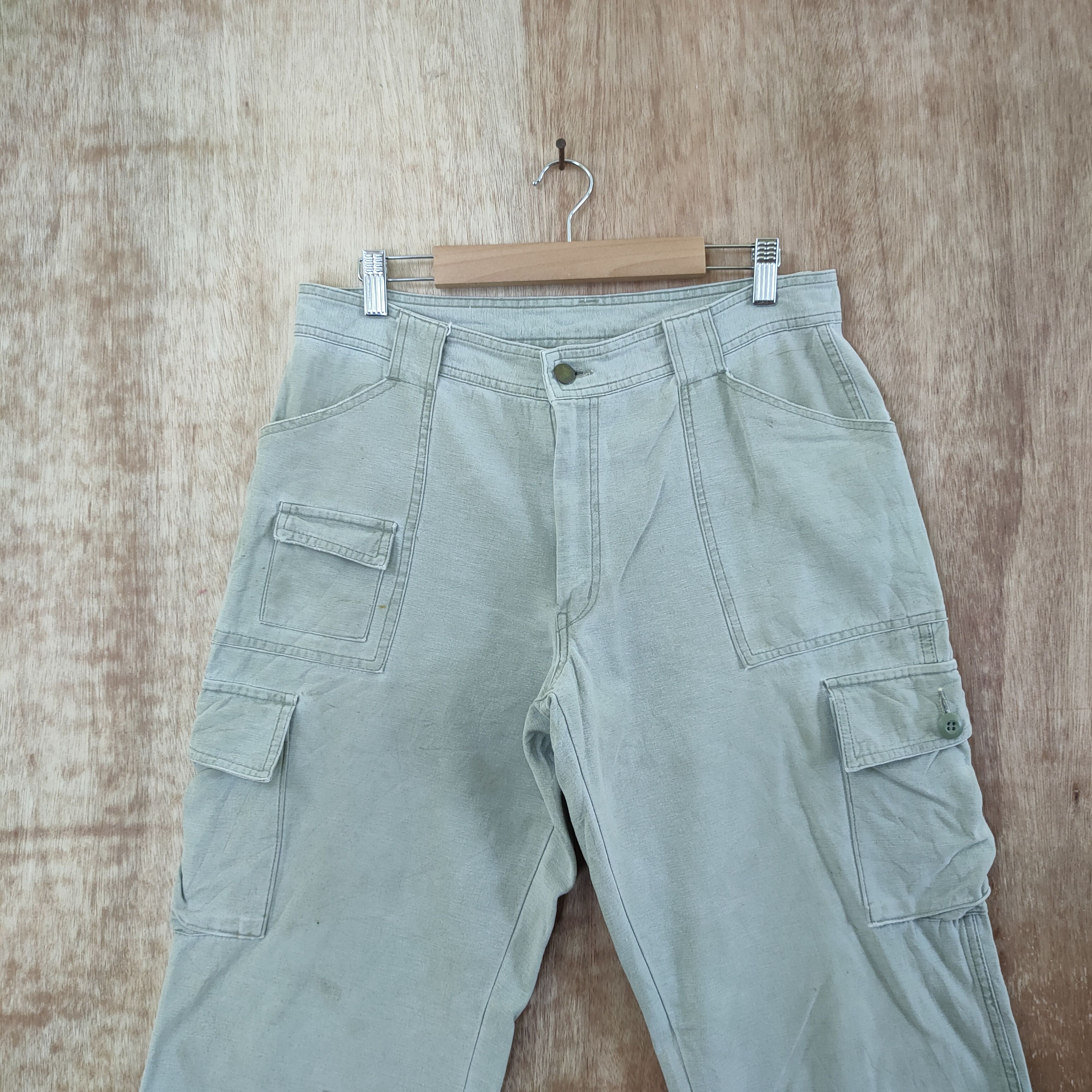Japanese Brand × Vintage VINTAGE GRANDCO FADED CARGO PANTS Size US 32 / EU 48 - 2 Thumbnail