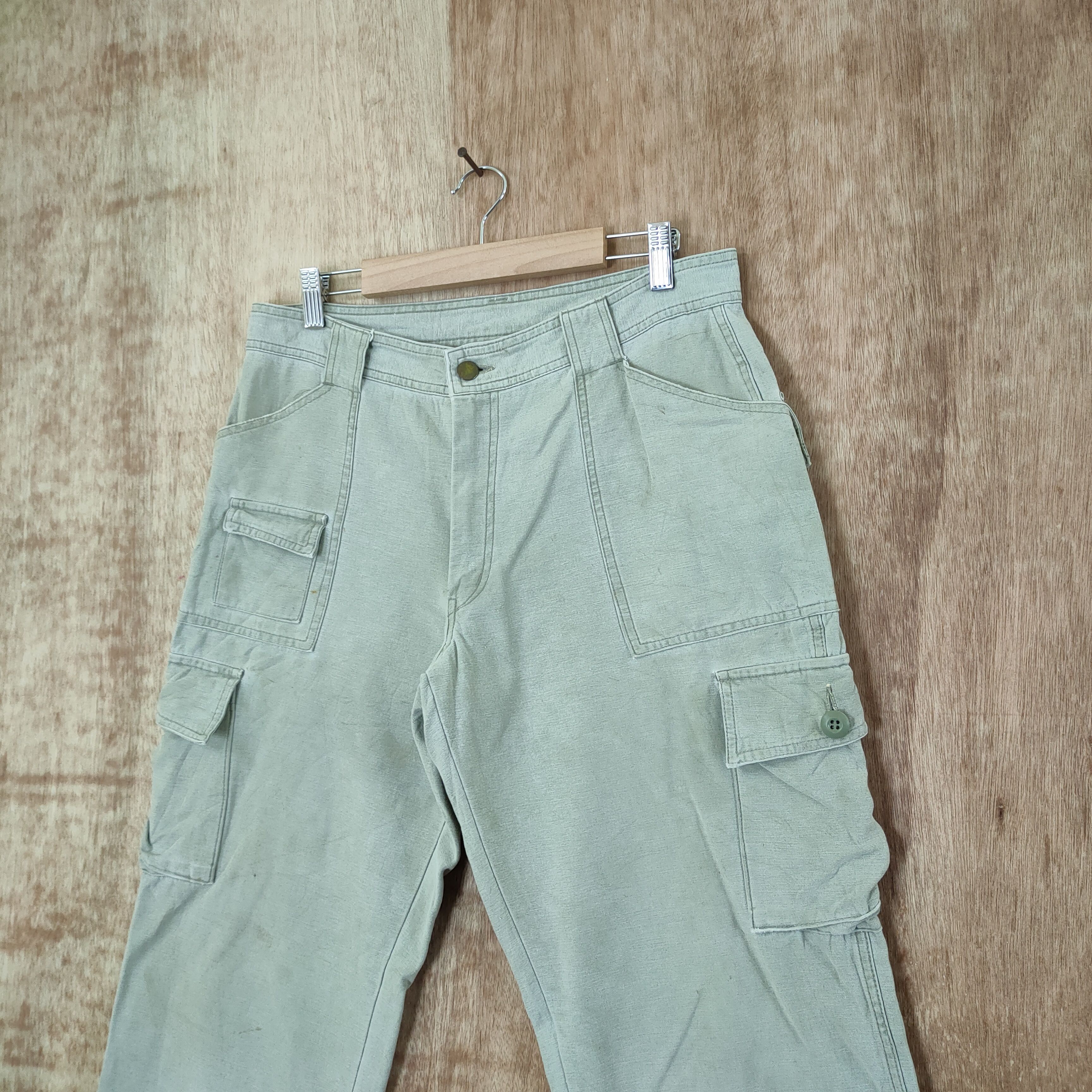 Japanese Brand × Vintage VINTAGE GRANDCO FADED CARGO PANTS Size US 32 / EU 48 - 10 Thumbnail