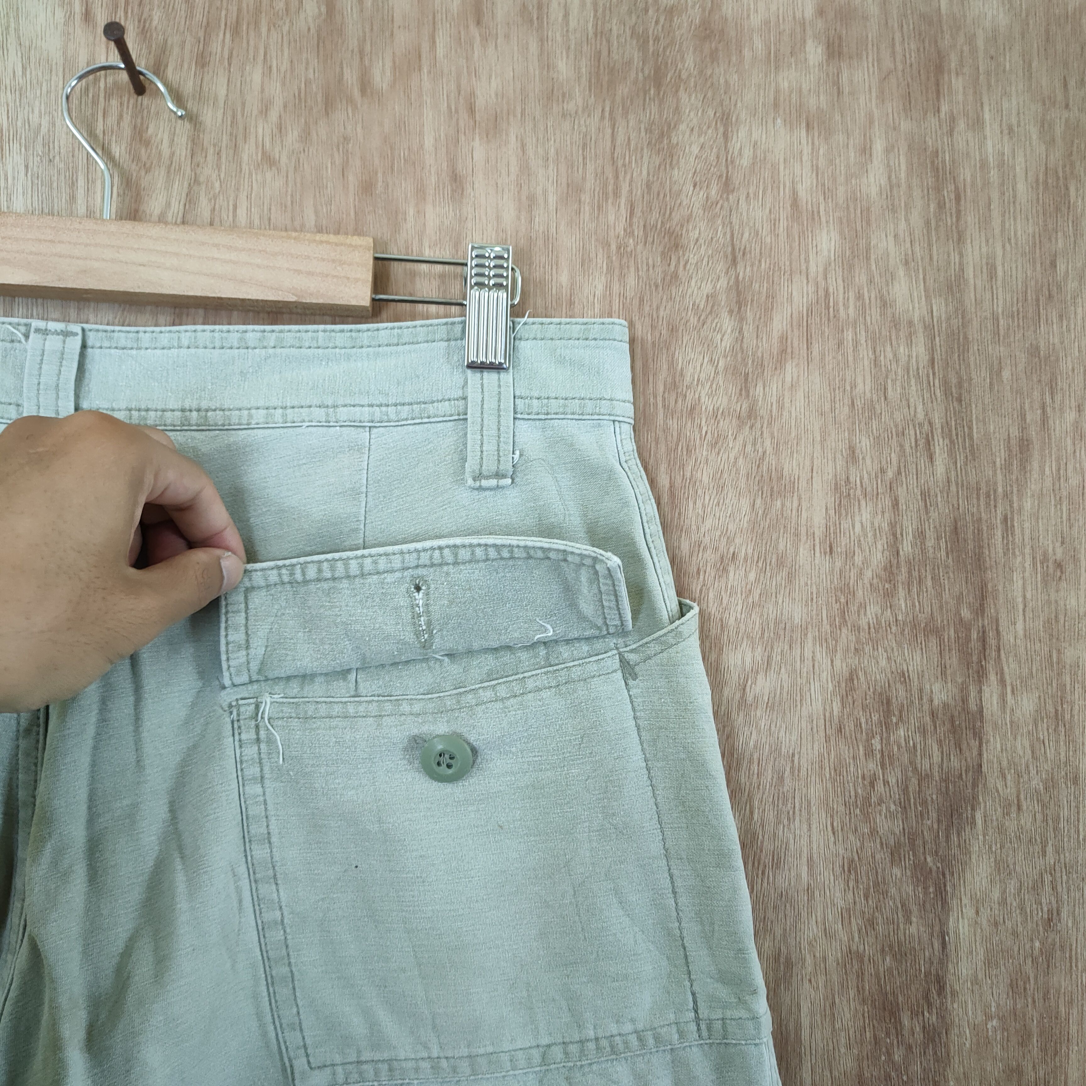 Japanese Brand × Vintage VINTAGE GRANDCO FADED CARGO PANTS Size US 32 / EU 48 - 12 Thumbnail