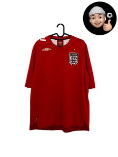 BECKHAM 7 England Shirt - Medium - 2004/2006 - Away Umbro Jersey