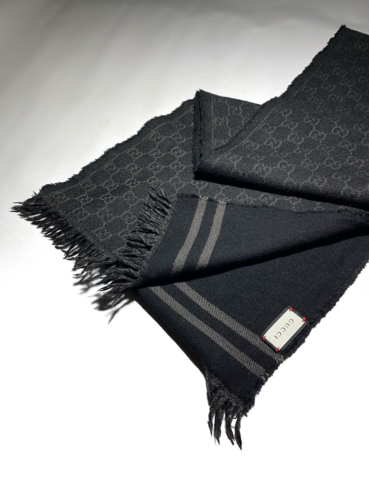 Gucci Gucci monogram wool scarf OS Size ONE SIZE - 1 Thumbnail