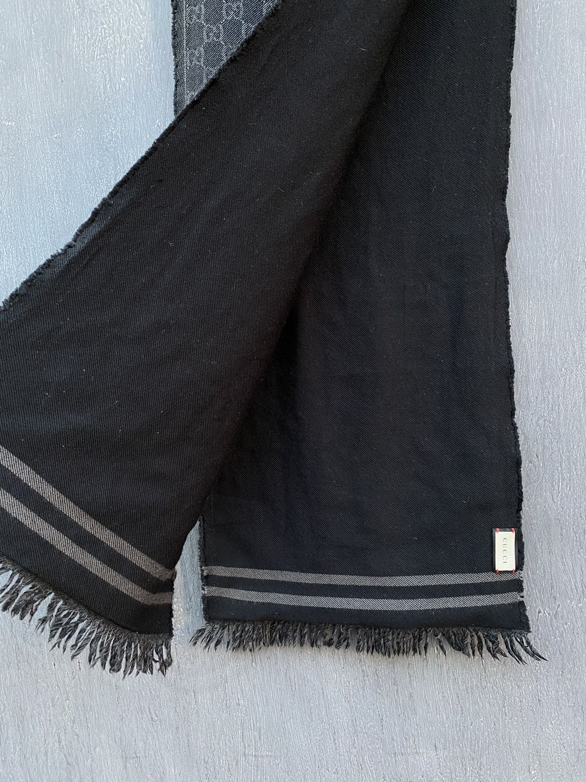 Gucci Gucci monogram wool scarf OS Size ONE SIZE - 7 Thumbnail