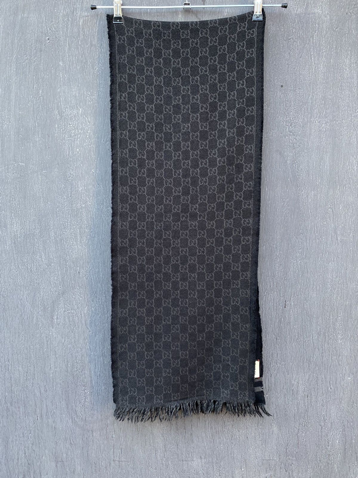 Gucci Gucci monogram wool scarf OS Size ONE SIZE - 6 Thumbnail