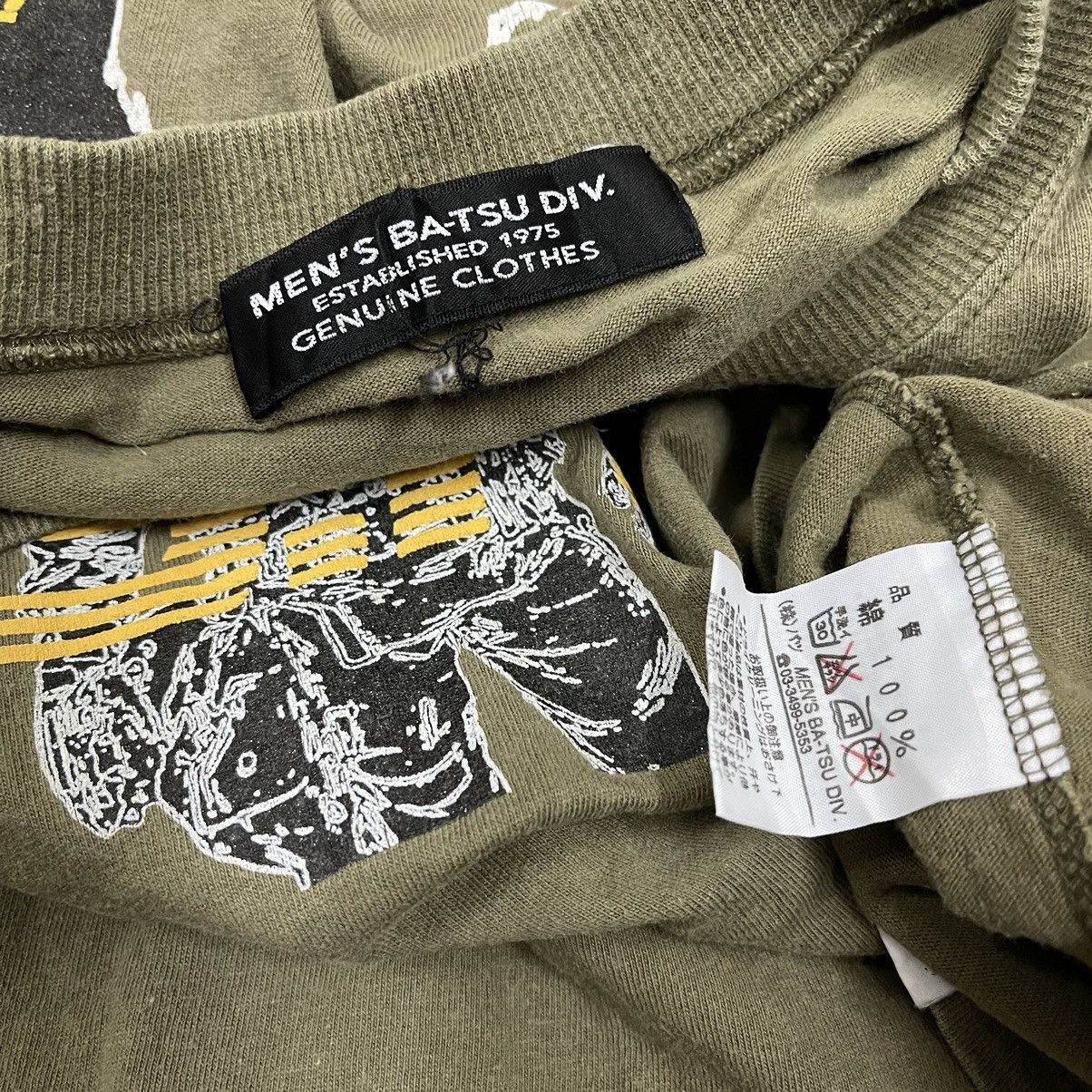 Junya Watanabe Vintage Ba-tsu tshirt japanese brand ifsixwasnine Size US L / EU 52-54 / 3 - 5 Thumbnail
