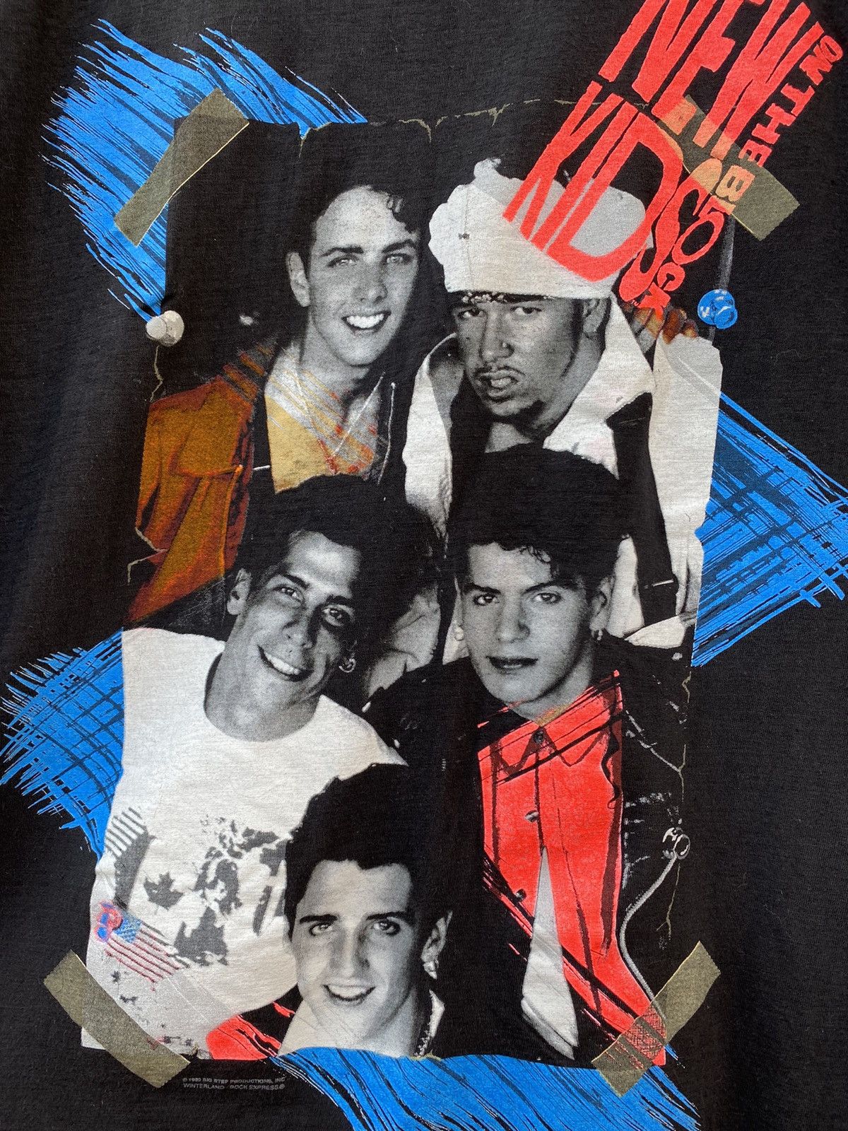 Band Tees New Kids on The Block Vintage 1990 t shirt size L Size US L / EU 52-54 / 3 - 5 Thumbnail