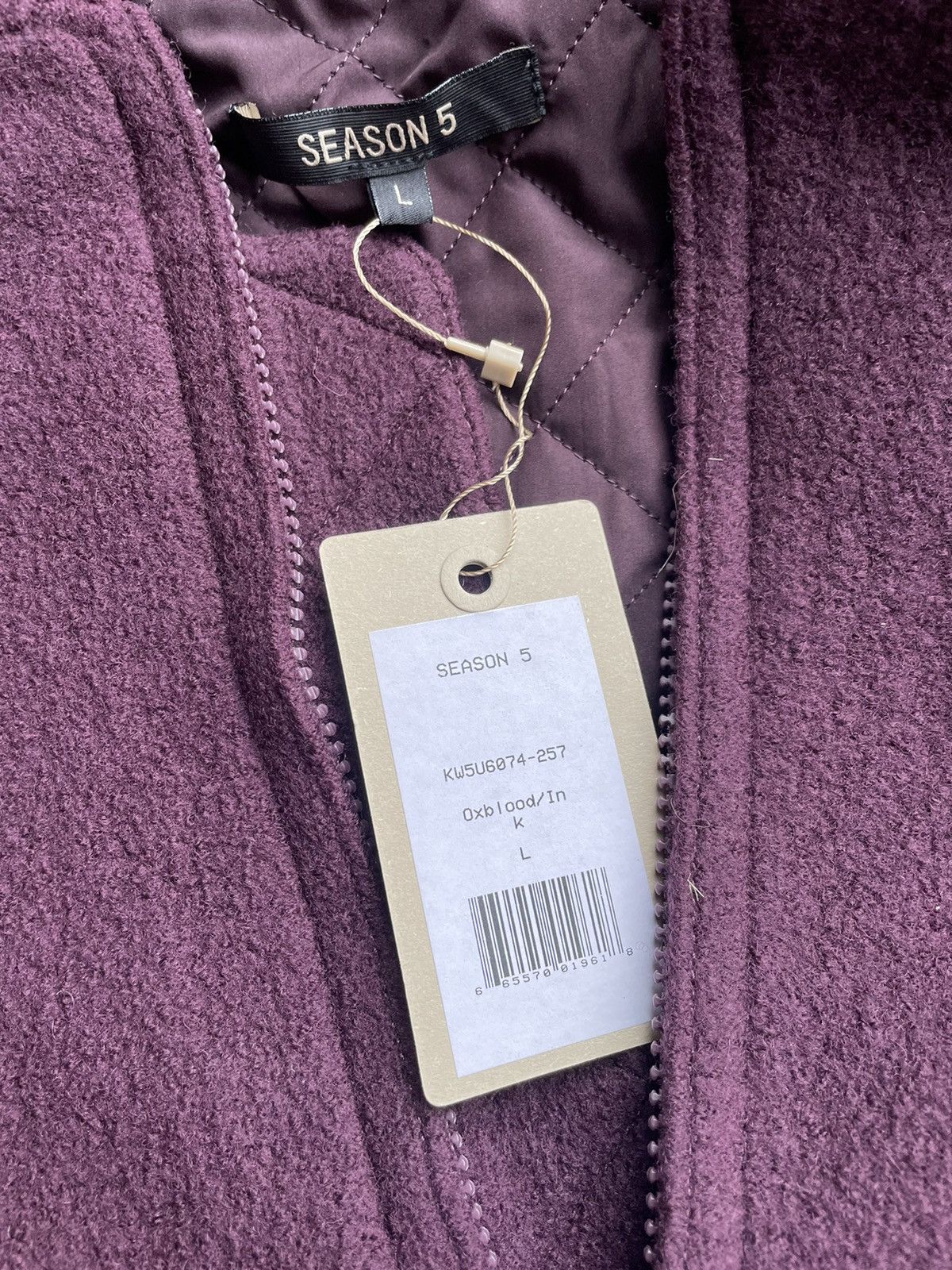 Yeezy Yeezy Season 5 Oversize Wool leather bomber college jacket Size US L / EU 52-54 / 3 - 7 Thumbnail