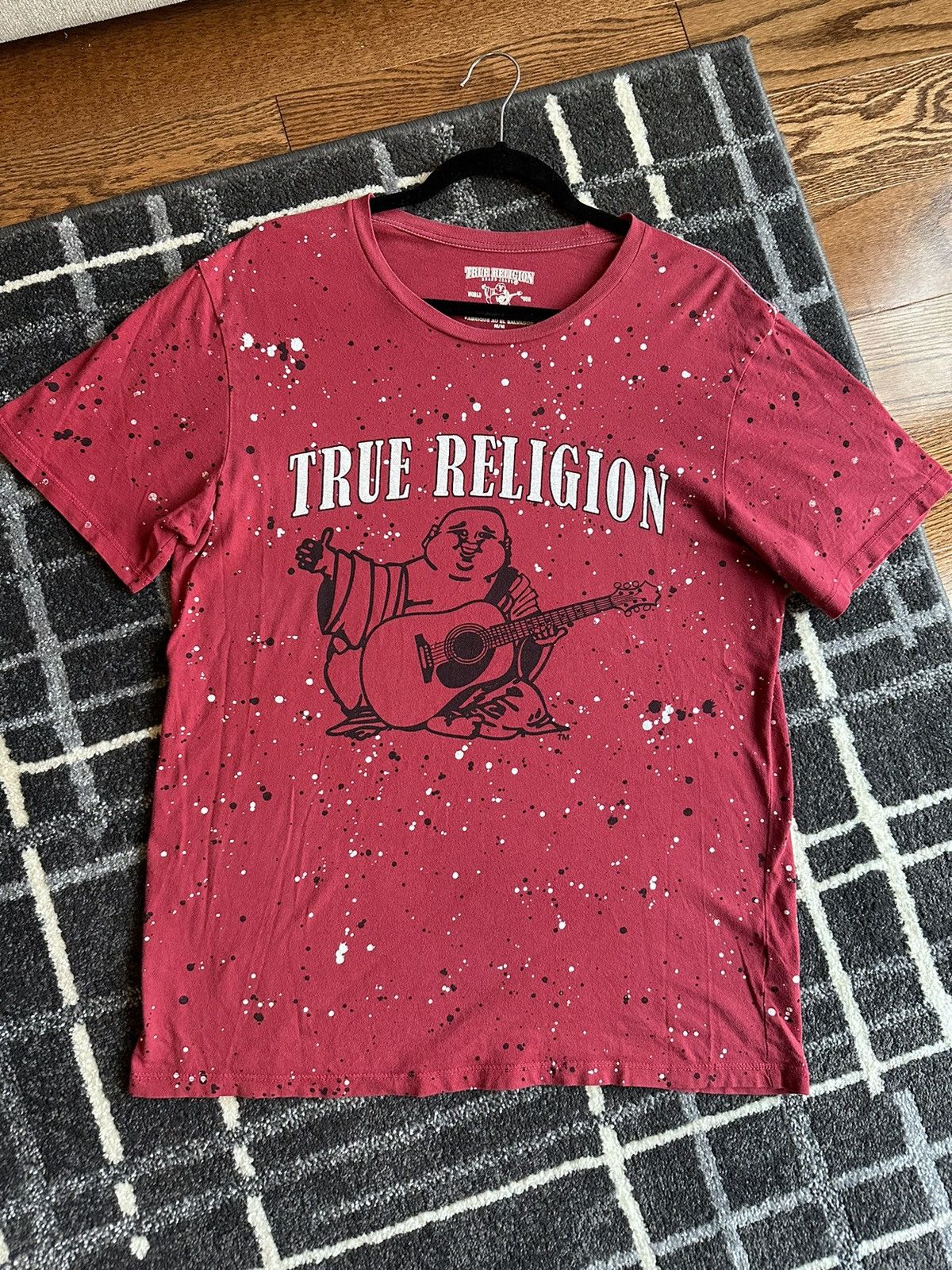 True Religion × Vintage Rare💥True Religion Big Logo Splatter Painter T-Shirt vintage Size US M / EU 48-50 / 2 - 2 Thumbnail