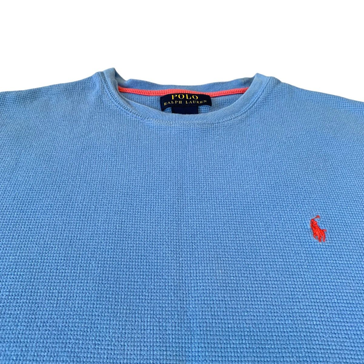 Other Polo Ralph Lauren Blue/ Pink Thermal Short Sleeve T-Shirt Size US M / EU 48-50 / 2 - 2 Thumbnail