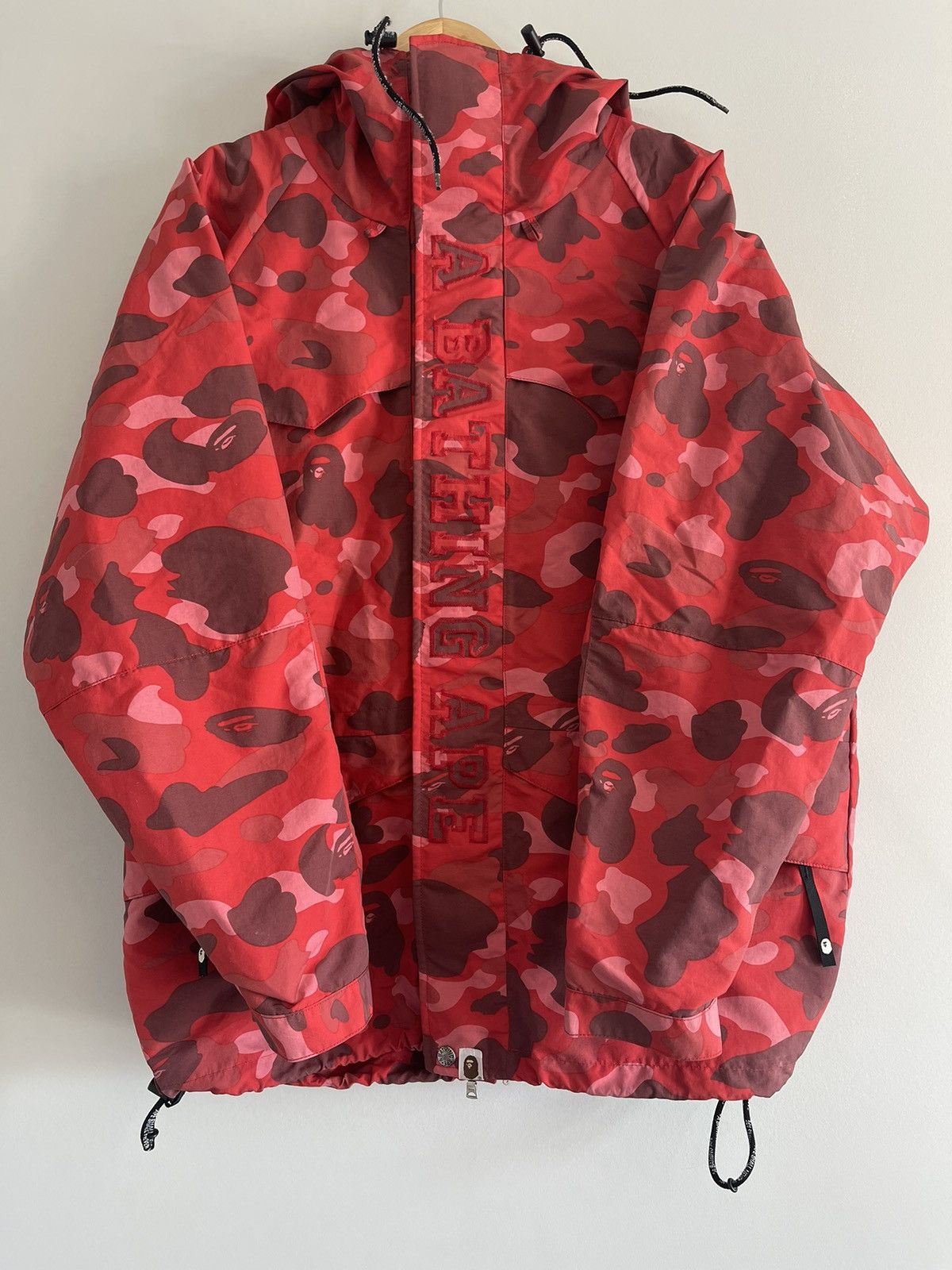 Bape OG Bape Red Camo Snowboarding Jacket | Grailed