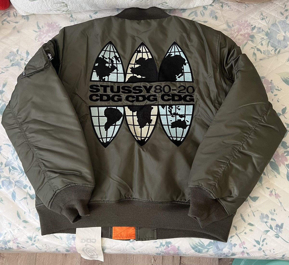 売り切り御免 Stussy×CDG ma-1- Ma-1 Jacket Bomber Films L - navis.co.jp