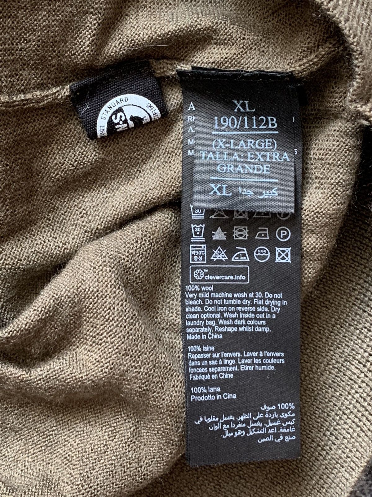 Allsaints × Vintage Allsaints XL 100% merino sweater knitwear sweatshirt raglan Size US XL / EU 56 / 4 - 7 Thumbnail