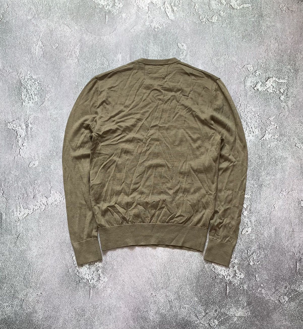 Allsaints × Vintage Allsaints XL 100% merino sweater knitwear sweatshirt raglan Size US XL / EU 56 / 4 - 8 Thumbnail