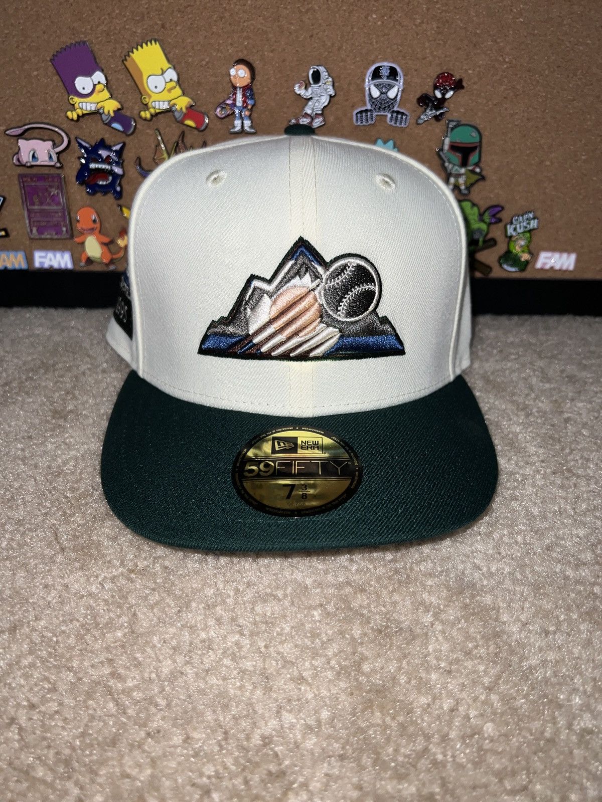 MLB Colorado Rockies New Era 7 3/8 Size ONE SIZE - 5 Thumbnail
