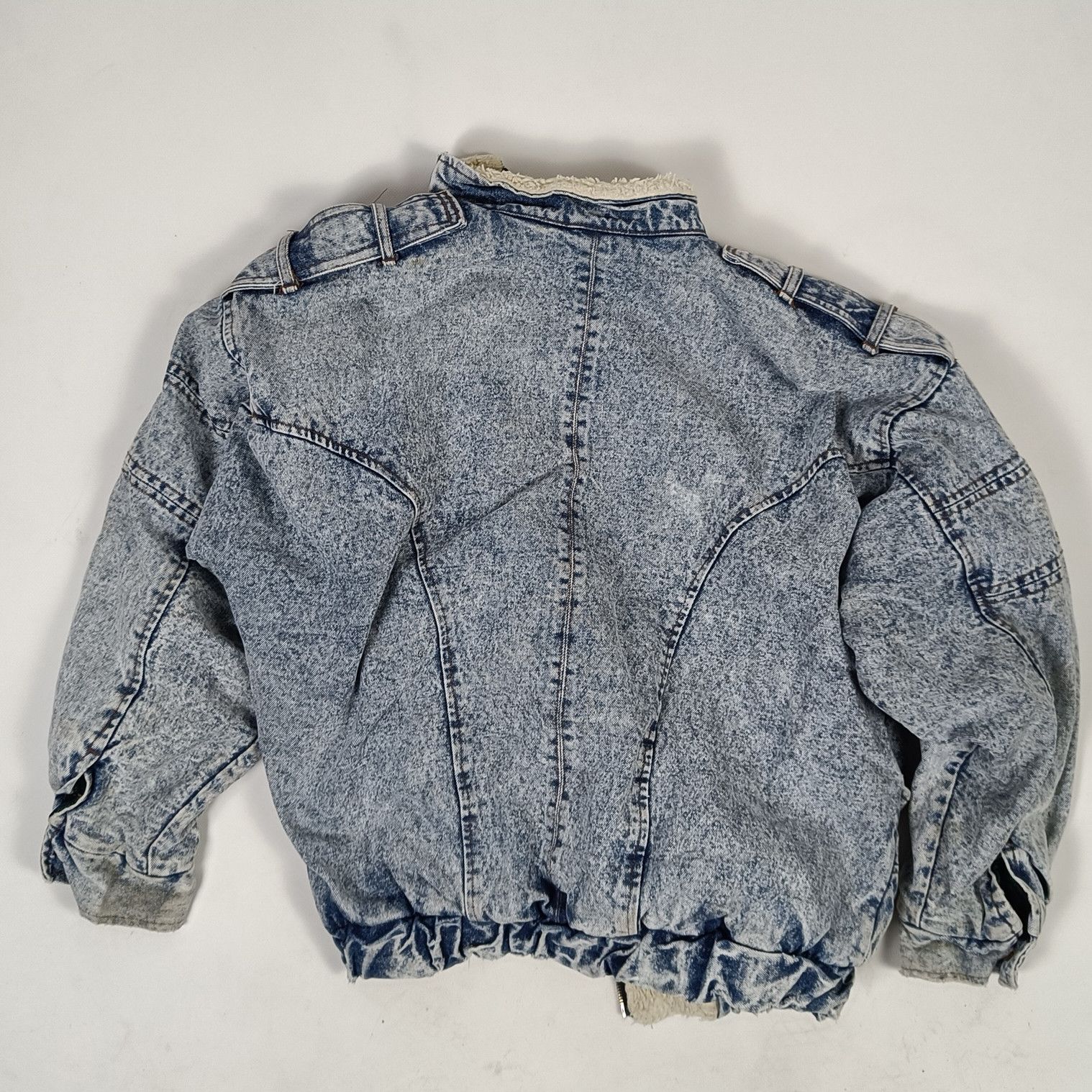 Vintage Vintage Sherpa/Fleece Lined Denim Jean Jacket Size US M / EU 48-50 / 2 - 9 Thumbnail