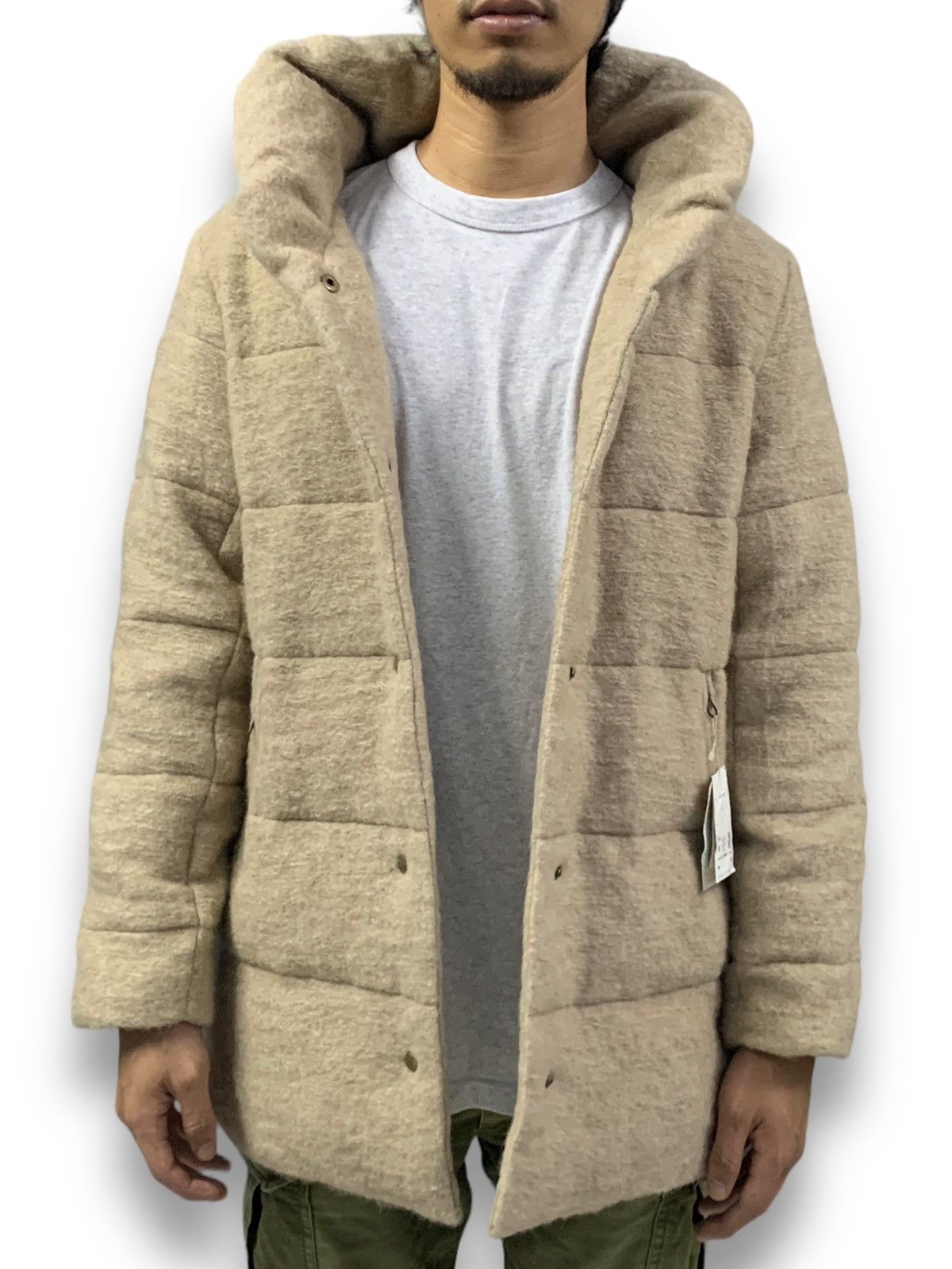 Japanese Brand Ray Cassin Wool Padded Coat Jacket Size US M / EU 48-50 / 2 - 2 Thumbnail