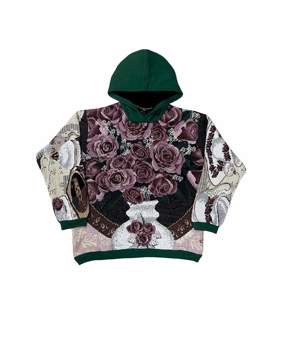 1 Of 1 FLORAL TAPESTRY HOODIE Grailed