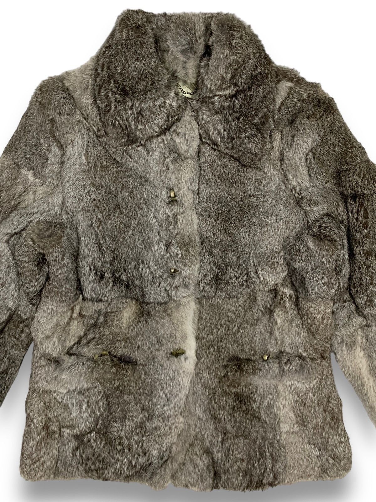 Japanese Brand Vintage Japanese Brand LNY Rabbit Fur Coat Size S / US 4 / IT 40 - 3 Thumbnail