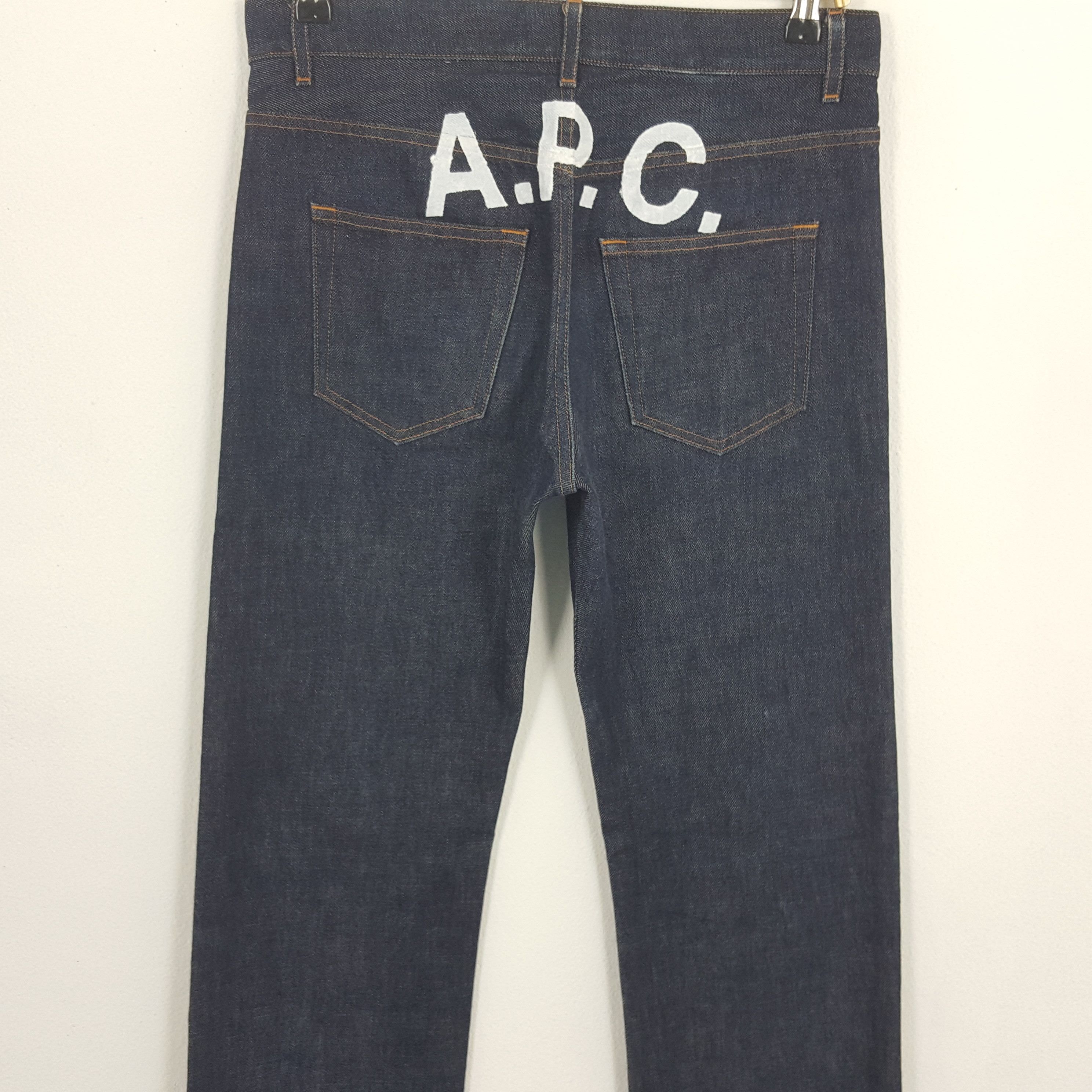 A.P.C. × Japanese Brand × Vintage Vintage A.P.C. Japanese Brand Custom Style Denim Jeans Pants Size US 32 / EU 48 - 2 Thumbnail