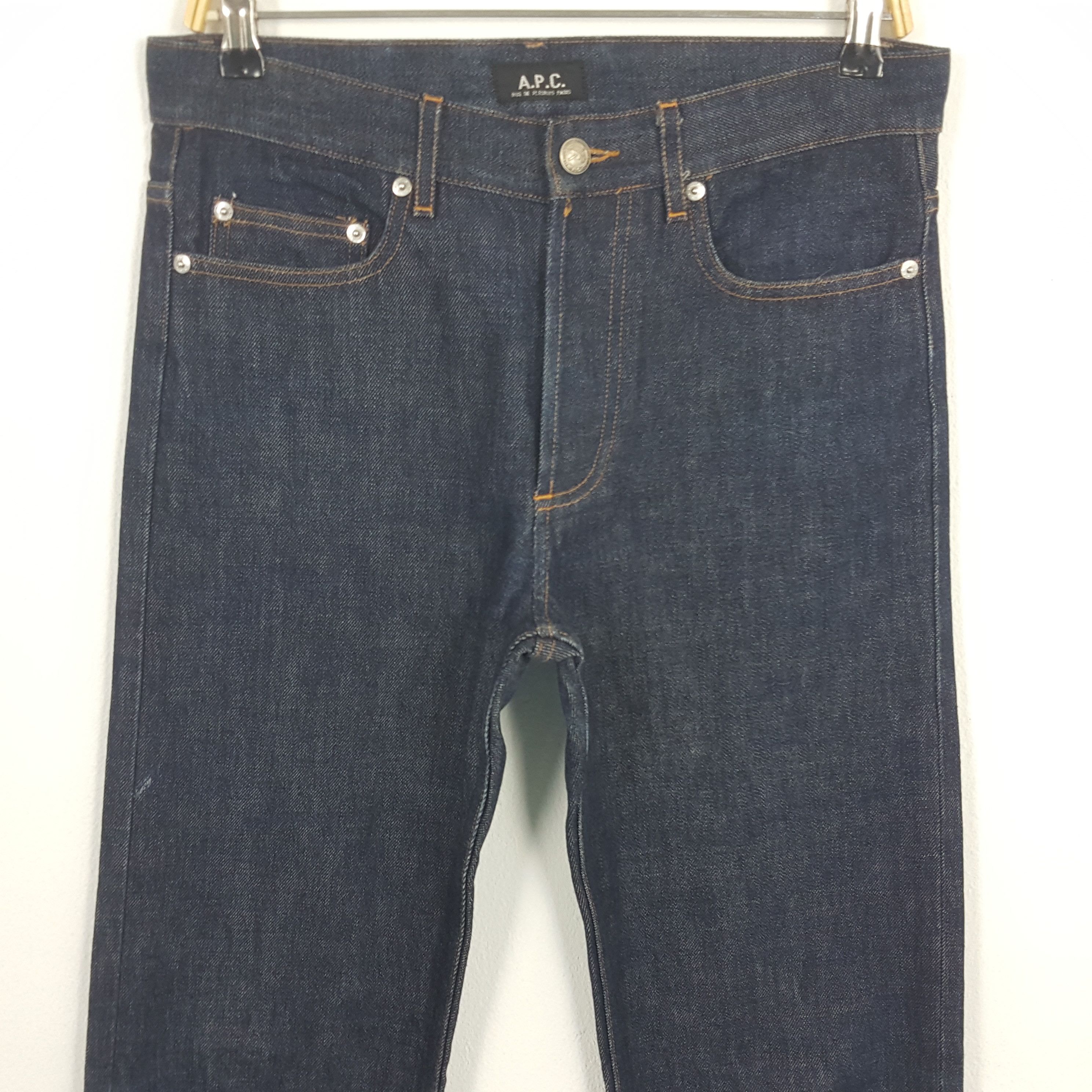 A.P.C. × Japanese Brand × Vintage Vintage A.P.C. Japanese Brand Custom Style Denim Jeans Pants Size US 32 / EU 48 - 5 Thumbnail