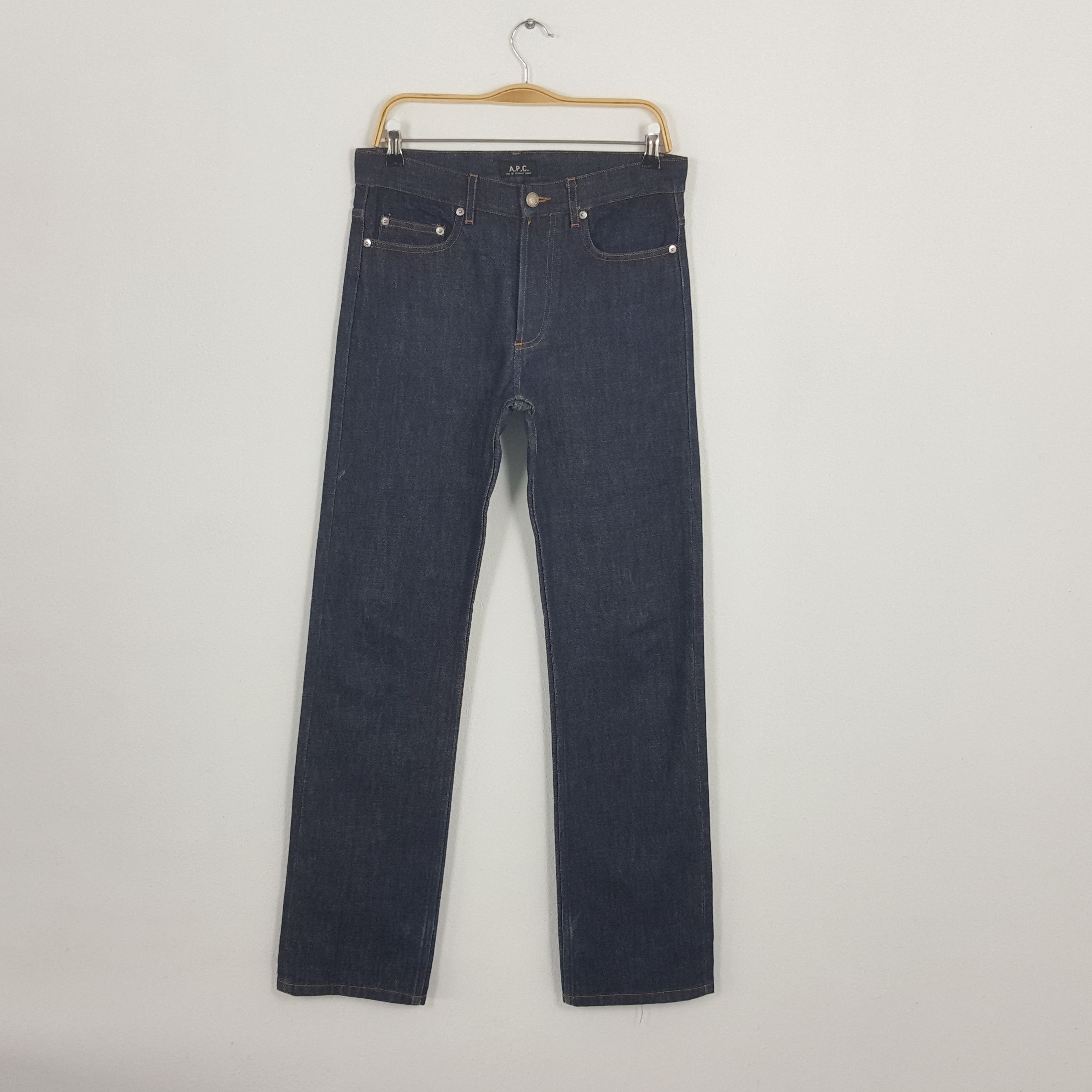 A.P.C. × Japanese Brand × Vintage Vintage A.P.C. Japanese Brand Custom Style Denim Jeans Pants Size US 32 / EU 48 - 4 Thumbnail