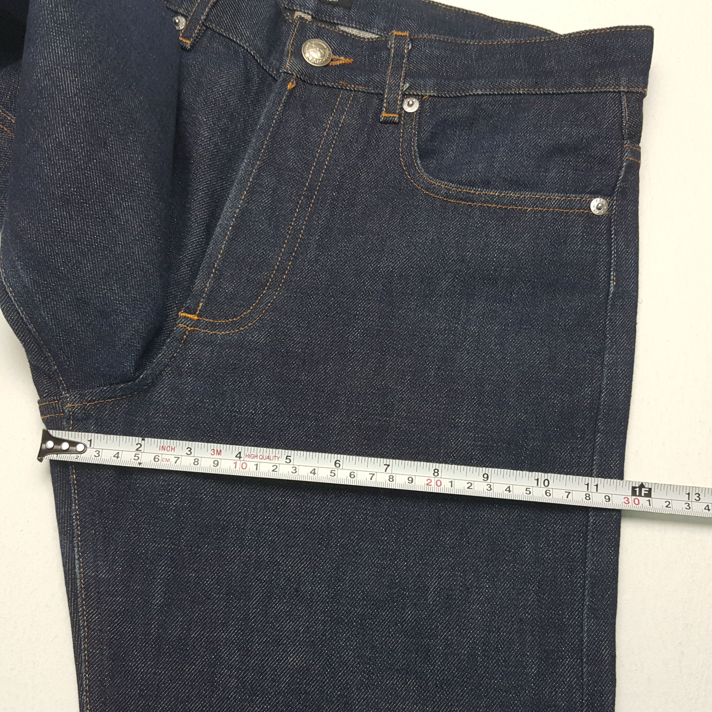 A.P.C. × Japanese Brand × Vintage Vintage A.P.C. Japanese Brand Custom Style Denim Jeans Pants Size US 32 / EU 48 - 9 Thumbnail
