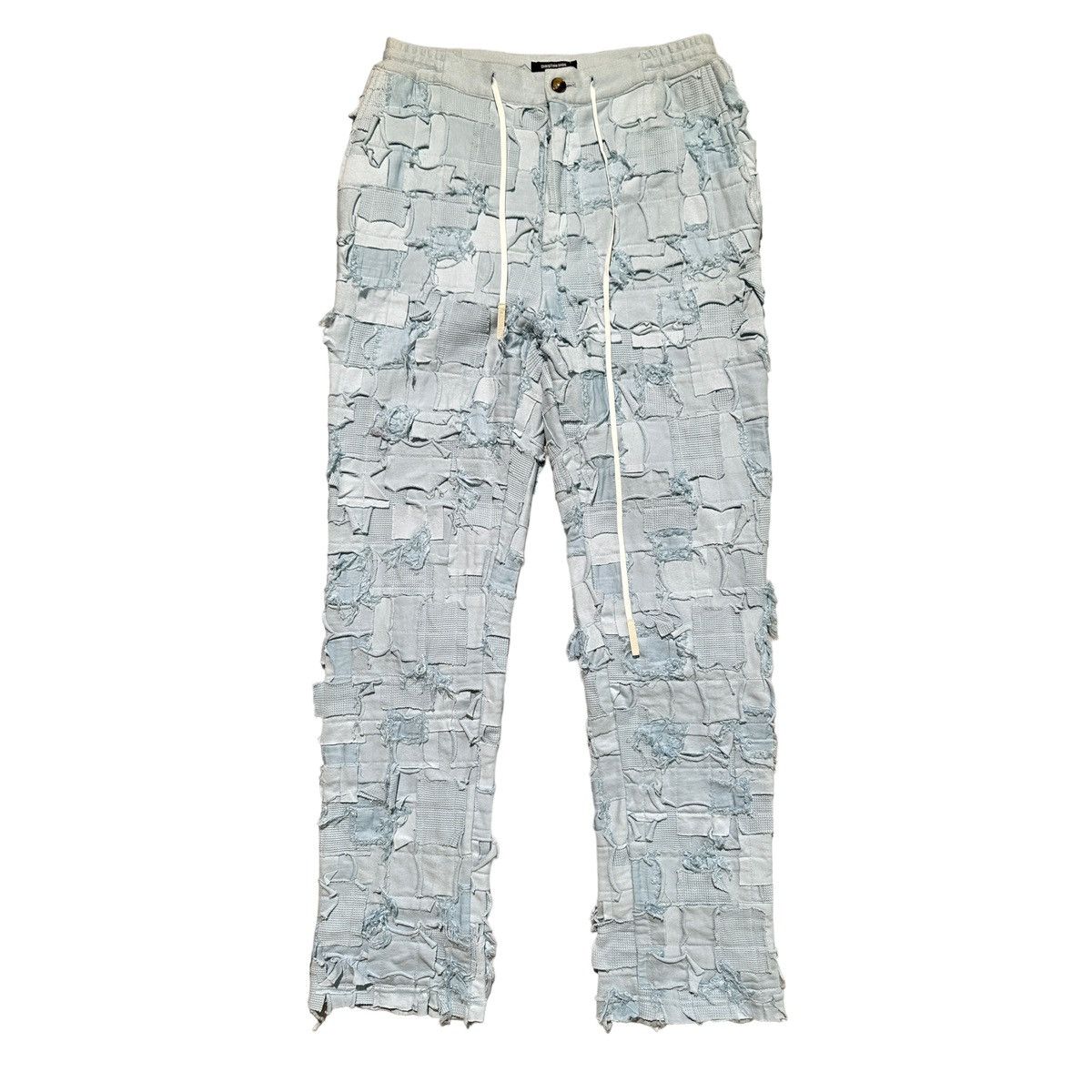 Christian Dada $1,200 RARE scab patchwork sweats Size US 32 / EU 48 - 2 Thumbnail