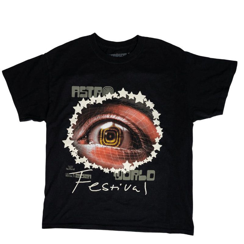 Travis Scott Astroworld 21 Travis Scott Starry Eyed T-Shirt Size US M / EU 48-50 / 2 - 1 Thumbnail